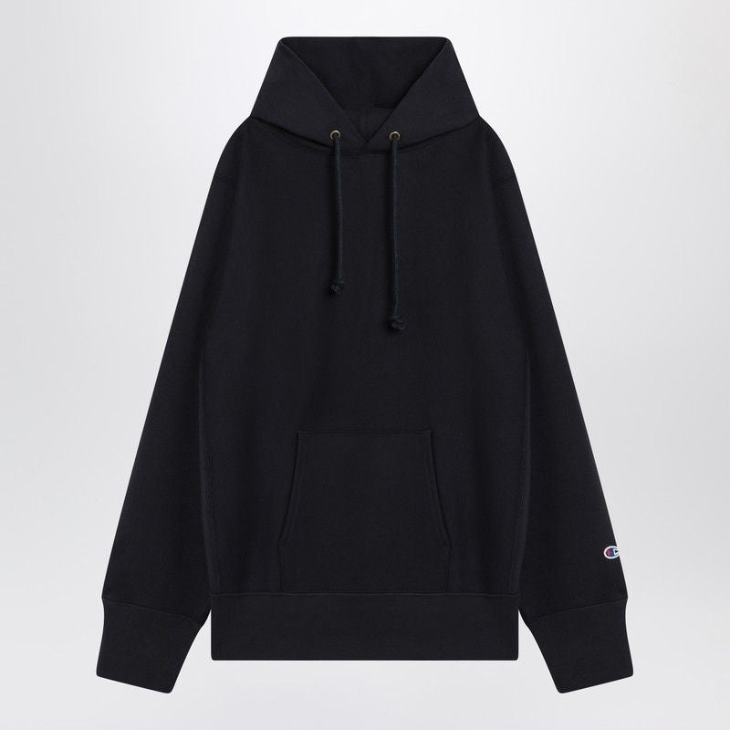 CHAMPION Men's Cotton Hoodie with Drawstring and Kangaroo Pocket