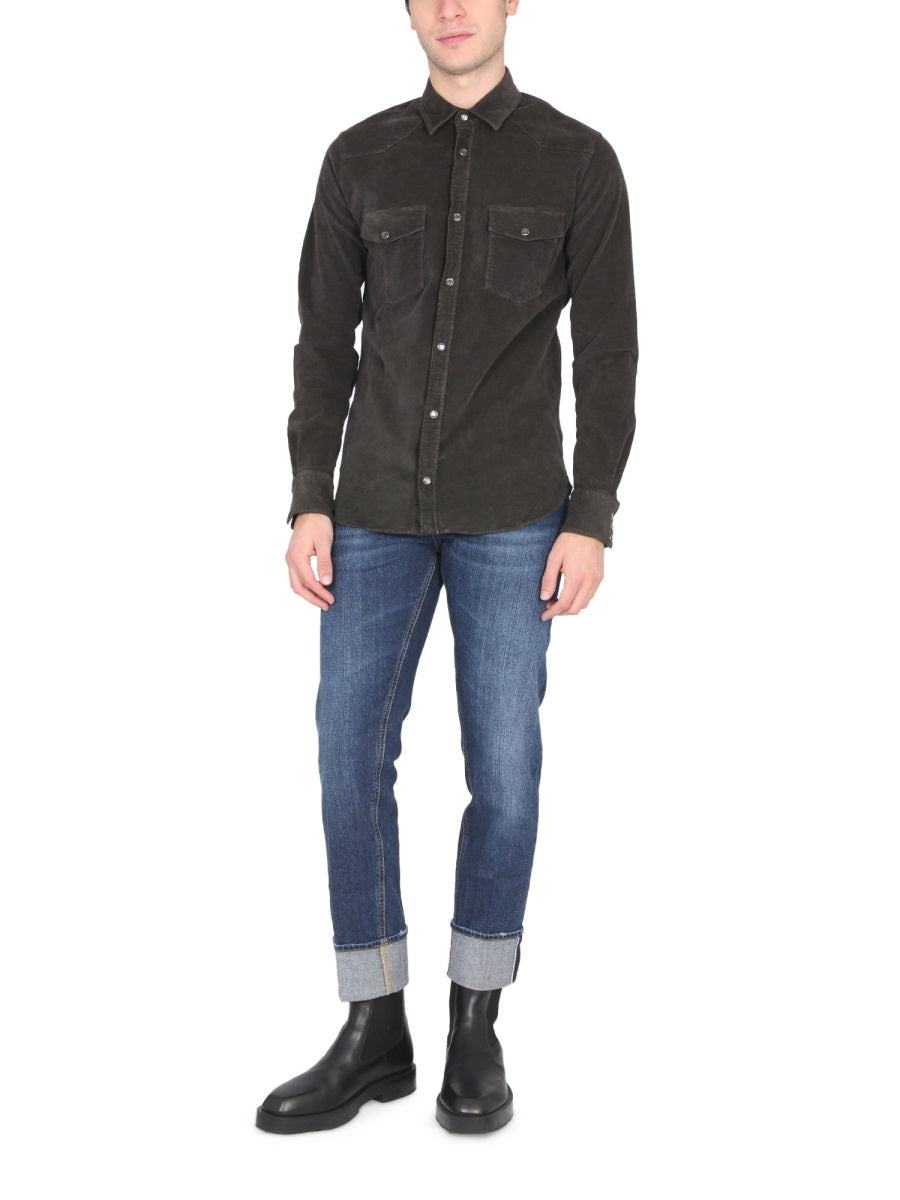 PT TORINO Classic Fit Jeans for Men - Button and Zipper Closure