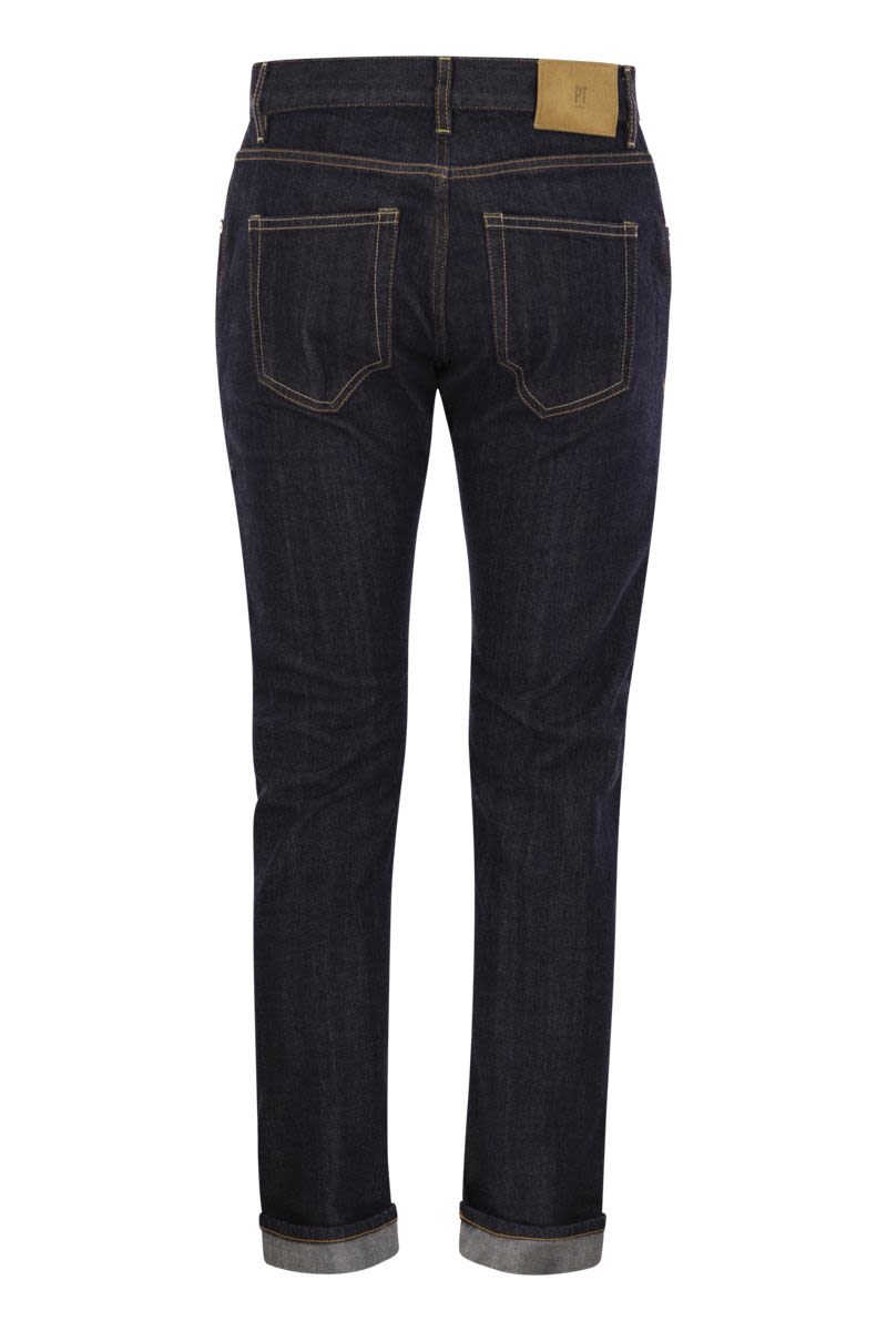 PT01 Straight-Leg Casual Jeans for Men