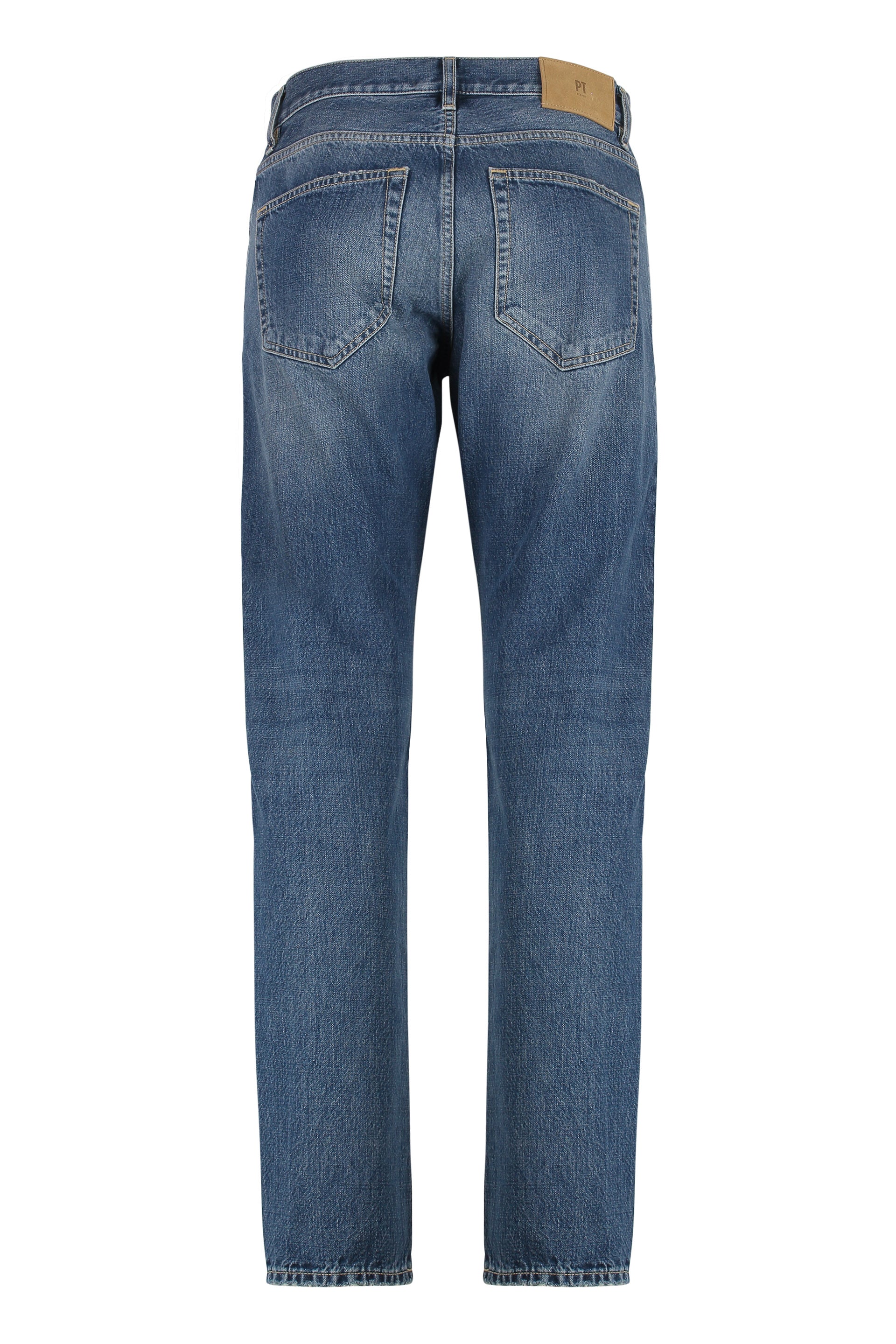 PT01 5-Pocket Straight-Leg Jeans for Men
