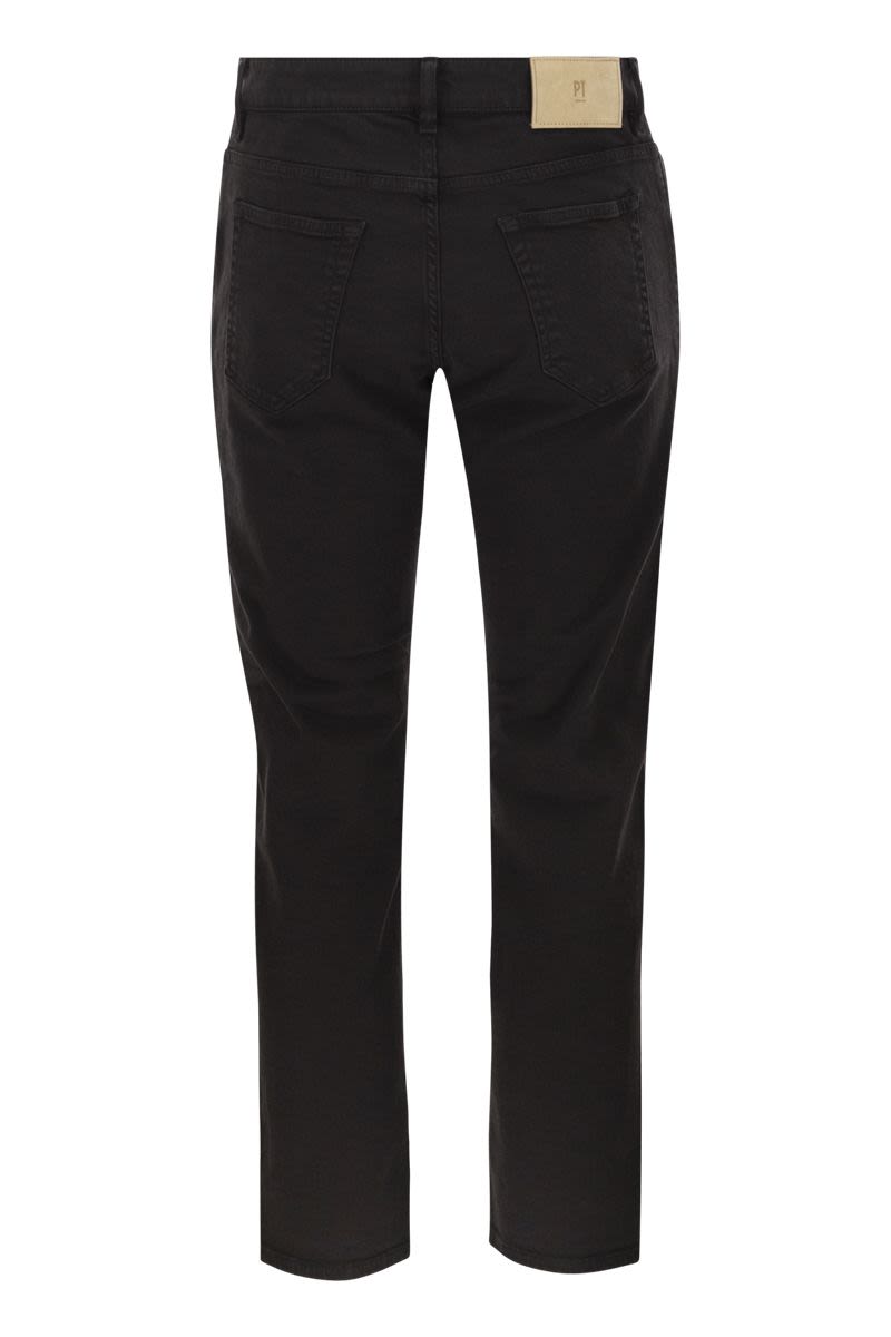 PT TORINO Men's Ankle Length Carrot Fit Denim Trousers