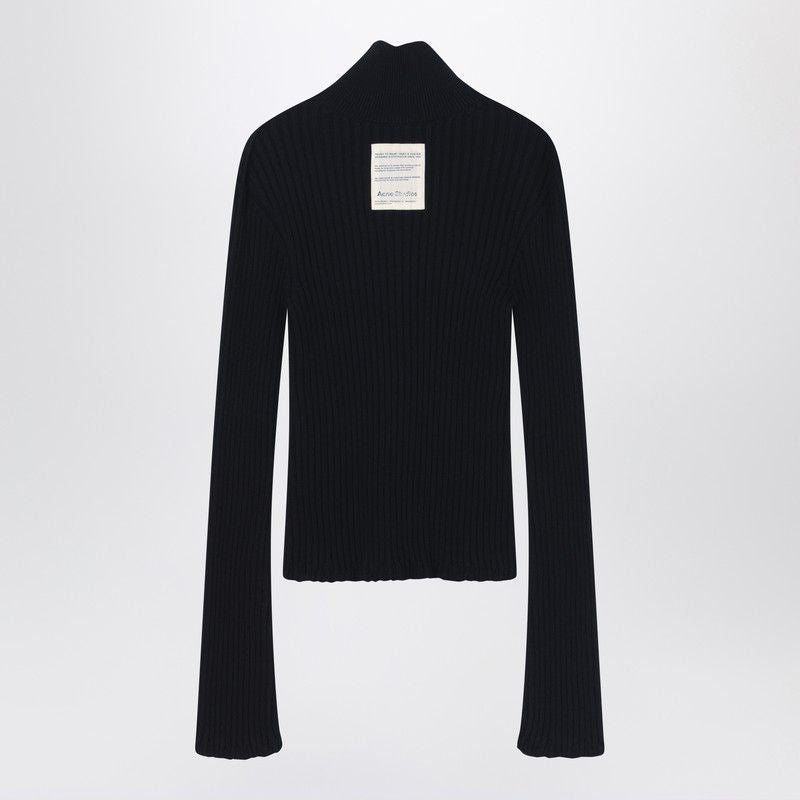 ACNE STUDIOS Ribbed Zip Cardigan for Women - SS25