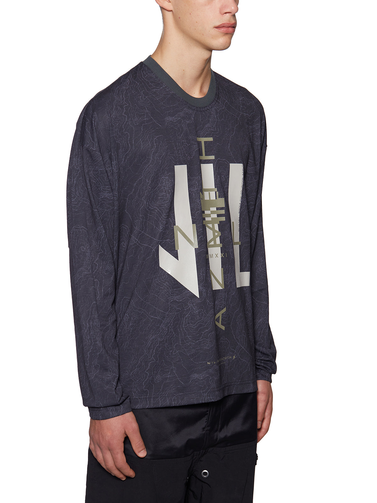 JULIUS NILØS Oversized Printed T-Shirt