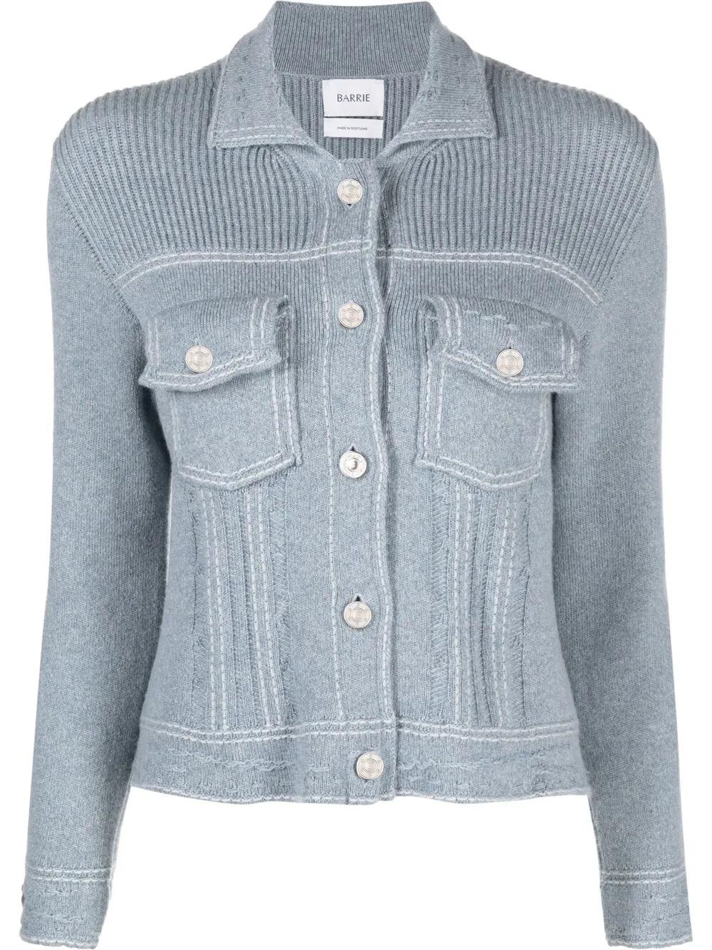 BARRIE Cashmere Cardigan with Pockets for Women