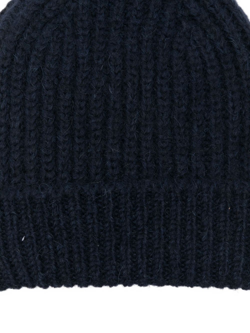 CLOSED Wool Beanie with Ribbed Knit Turn-Up Brim