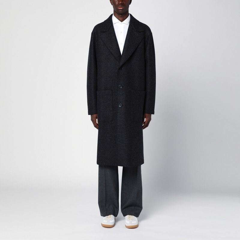 HARRIS WHARF LONDON Single-Breasted Wool Jacket for Men - FW24