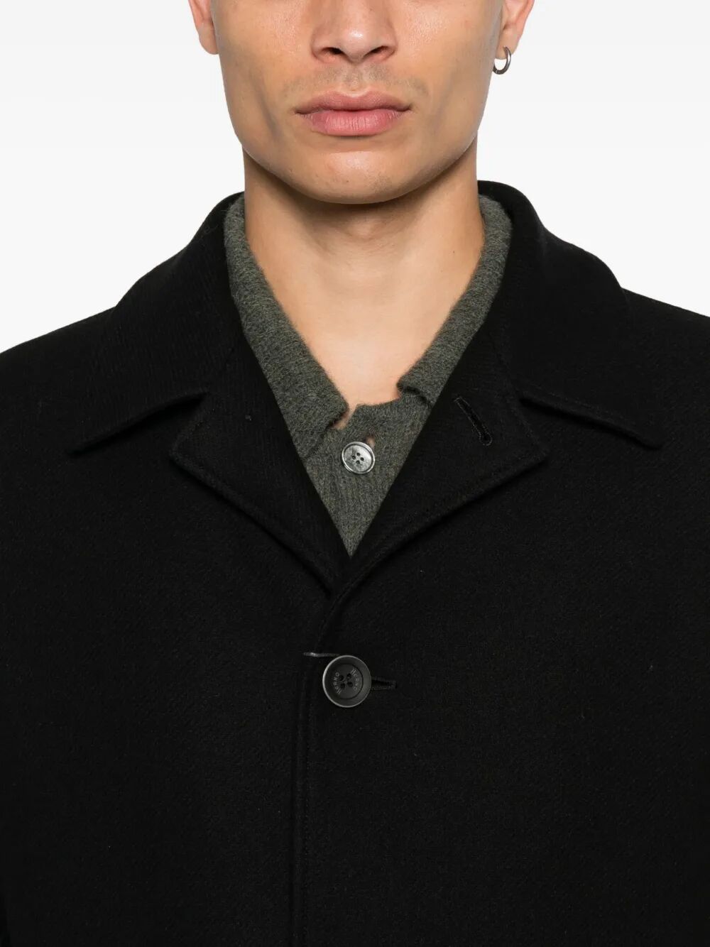 HERNO Single-Breasted Padded Jacket for Men