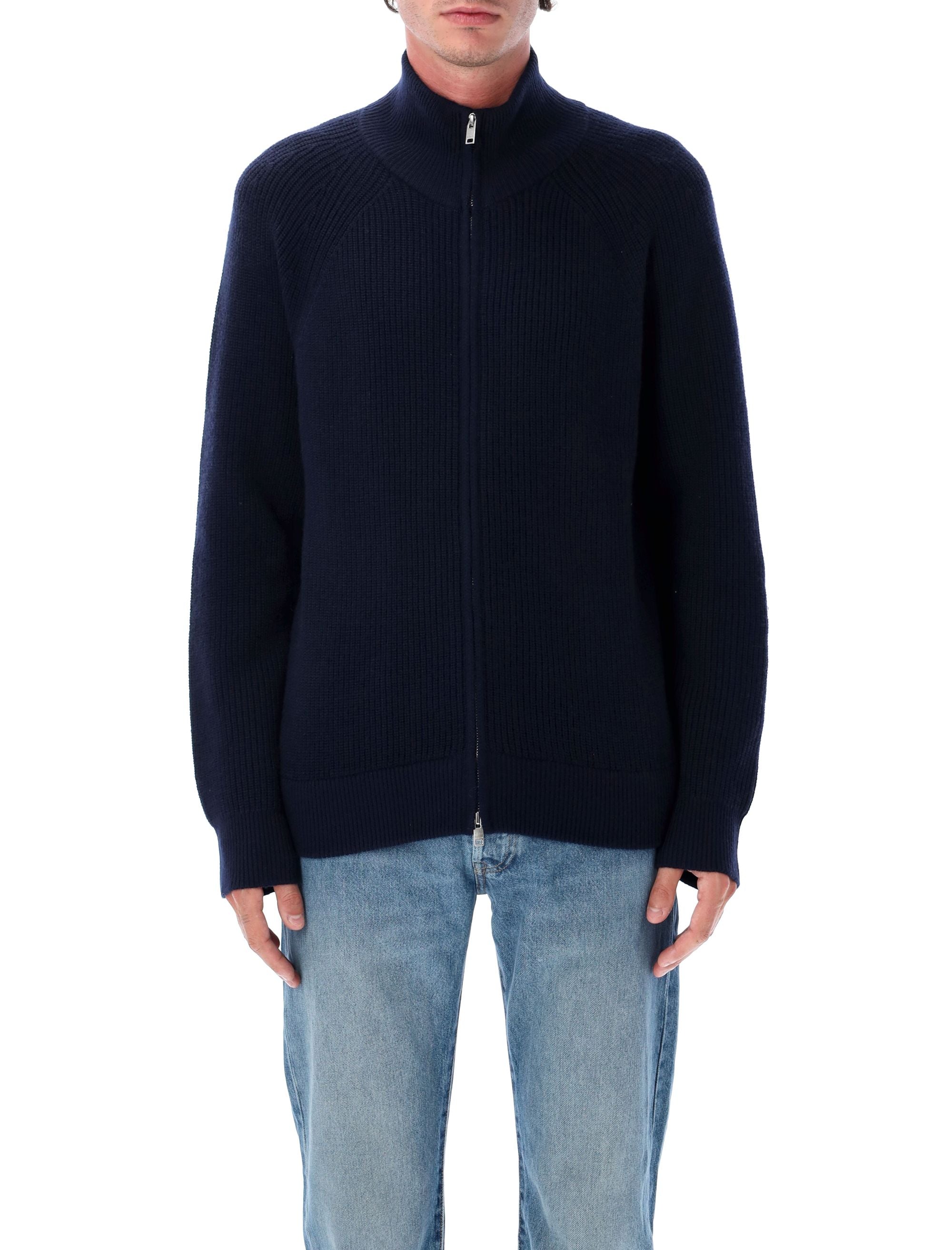 ISABEL MARANT Men's Essential Zip Knit Sweater