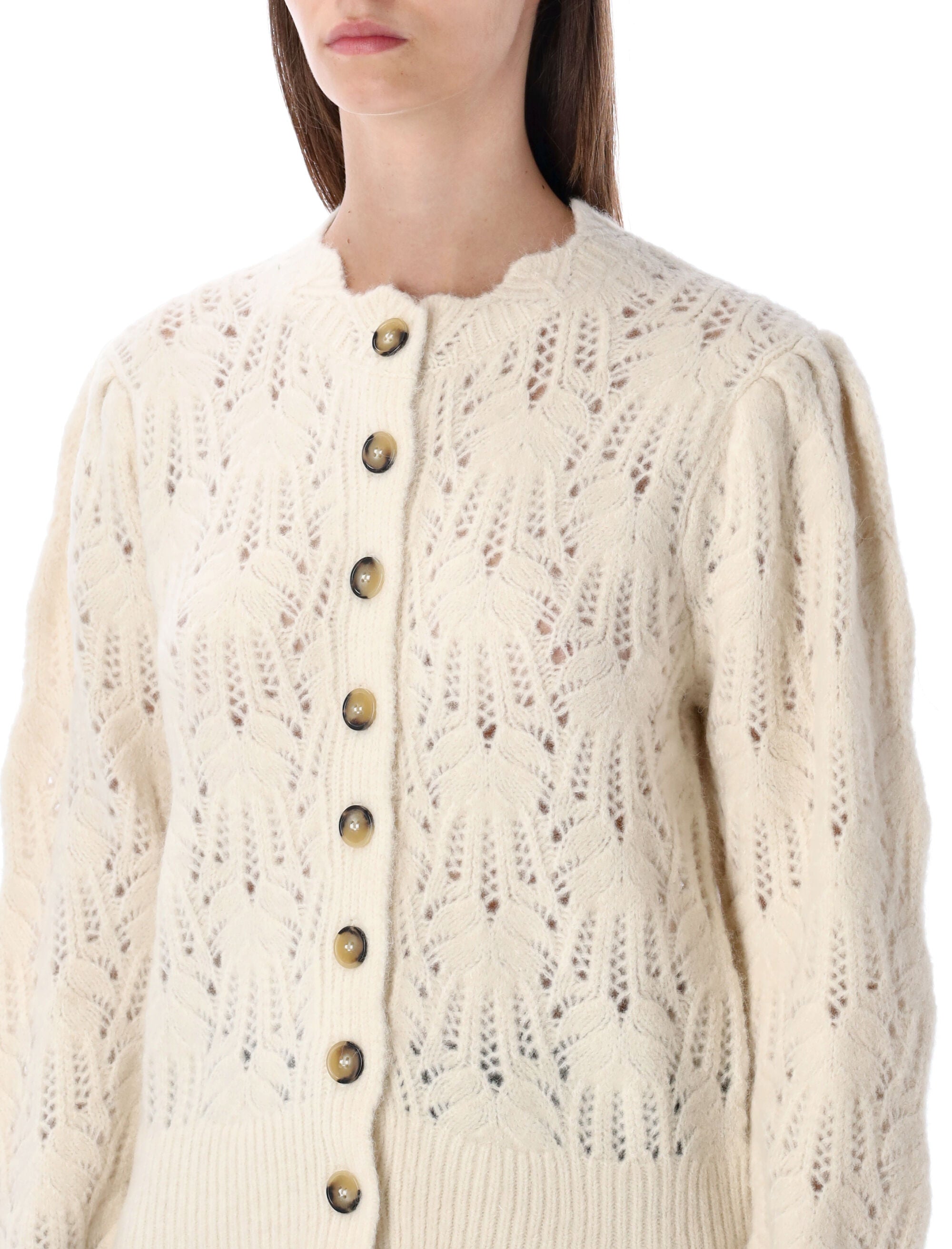 ISABEL MARANT ETOILE Lace Knit Cardigan for Women - Size 36
