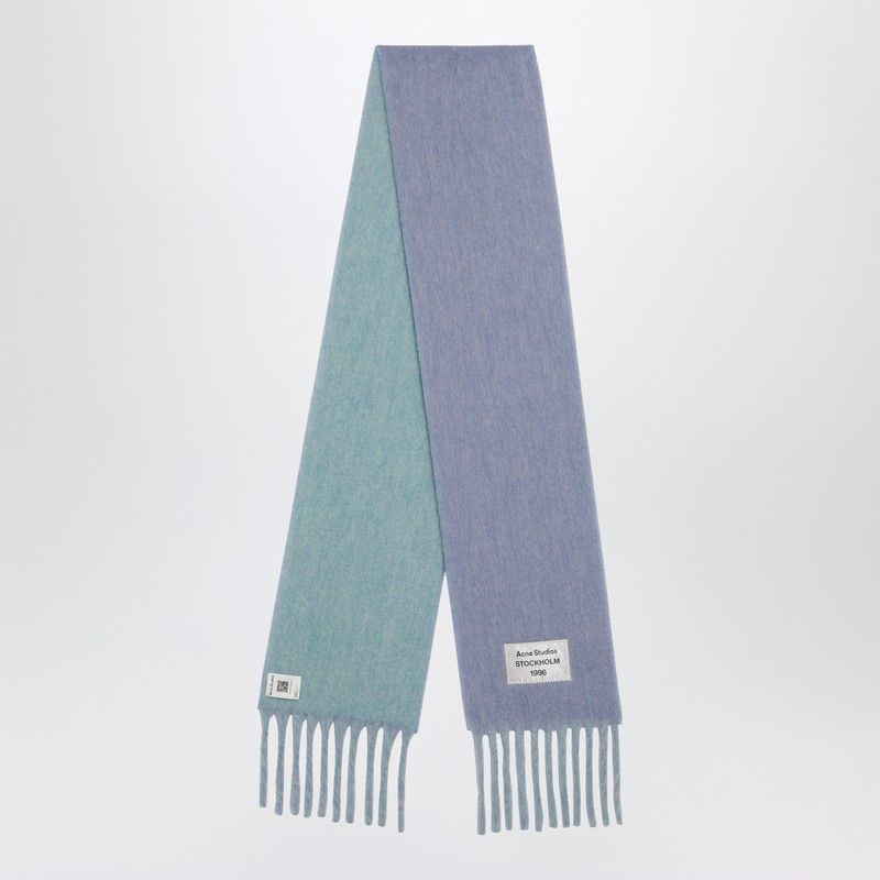 ACNE STUDIOS Bicolor Alpaca Blend Scarf for Men