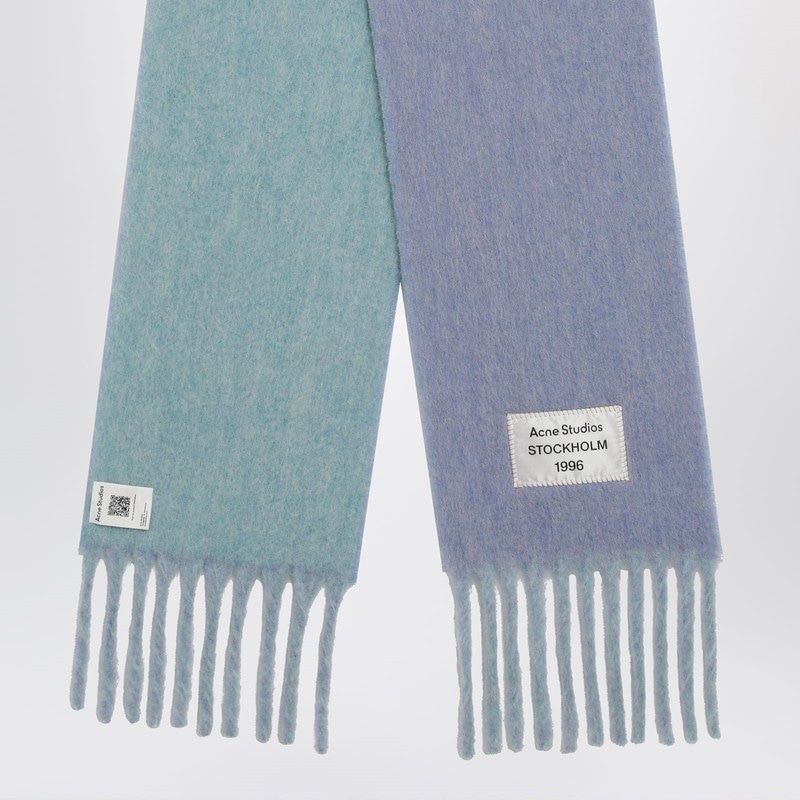 ACNE STUDIOS Bicolor Alpaca Blend Scarf for Men