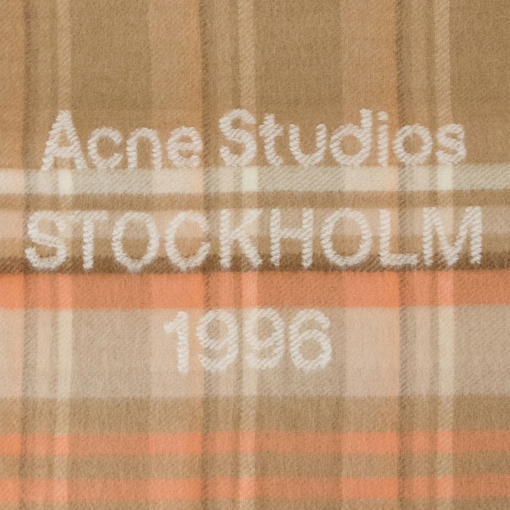 ACNE STUDIOS Unisex Wool Scarf for FW25 Season