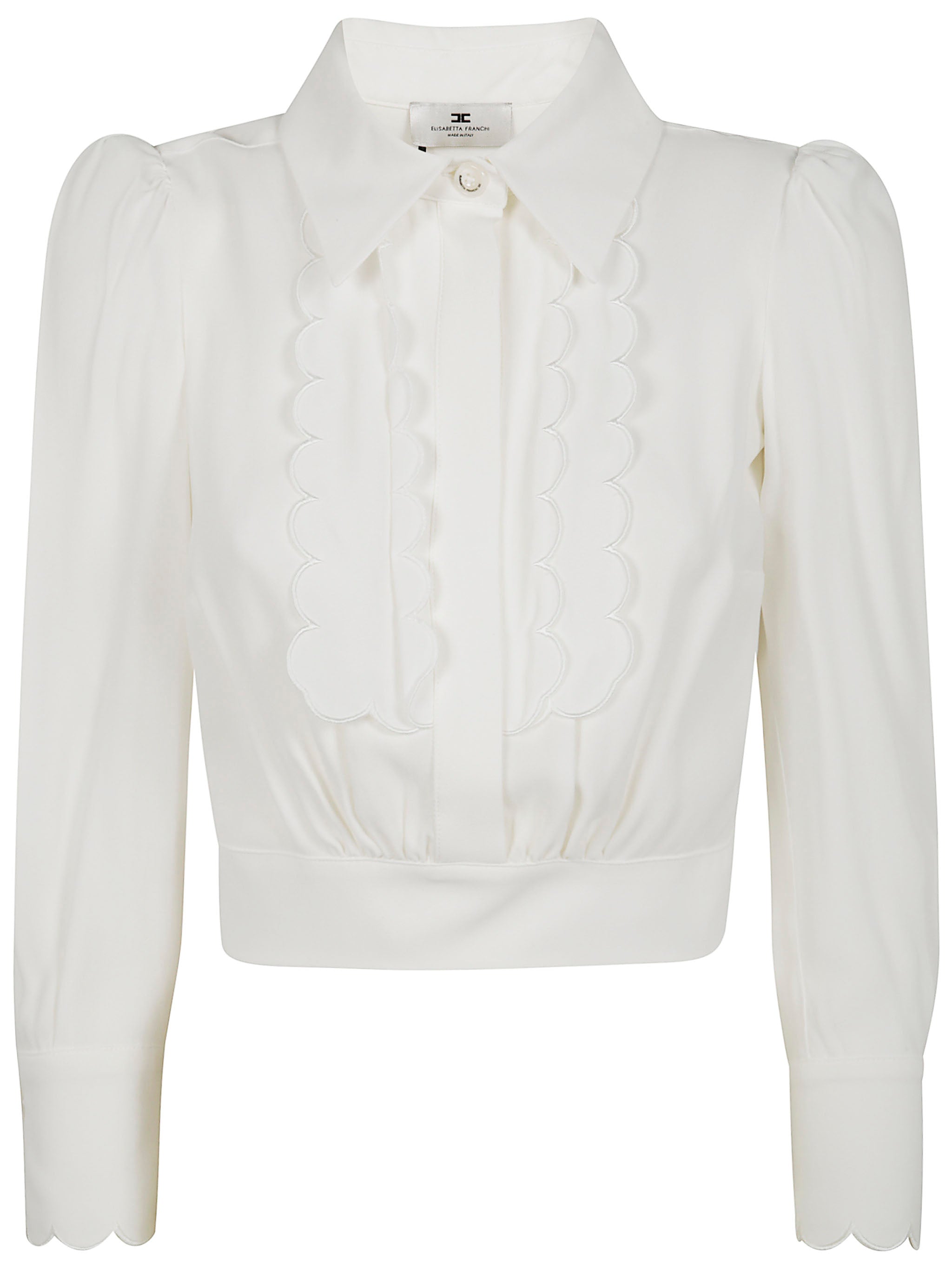 ELISABETTA FRANCHI Embroidered Design Shirt