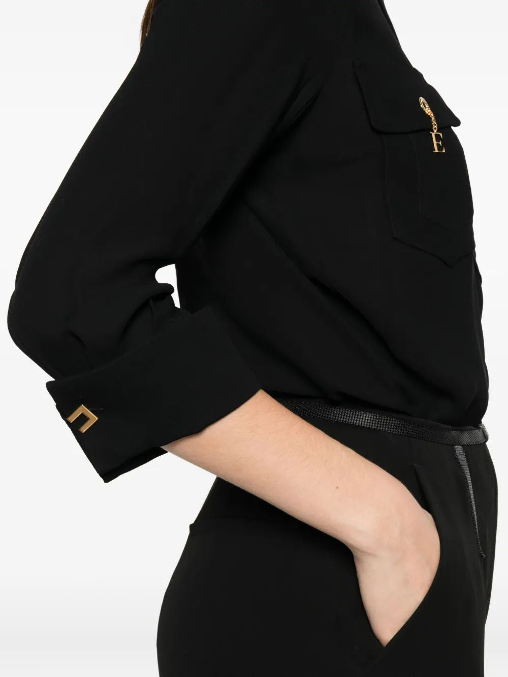 ELISABETTA FRANCHI Viscose Shirt for Women - Fall/Winter 2025