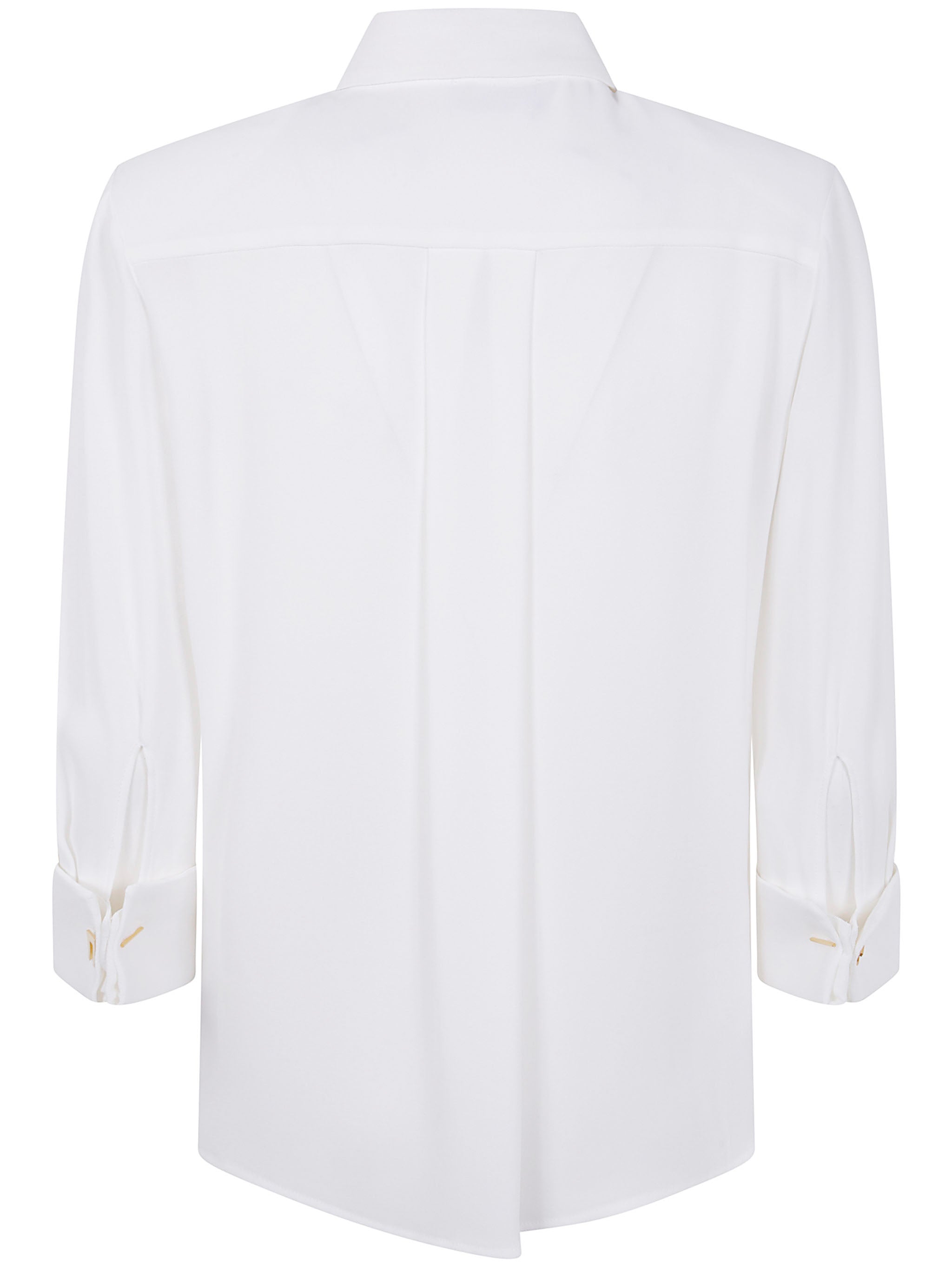 ELISABETTA FRANCHI Long Sleeve Shirt with Hitting Pocket Detail