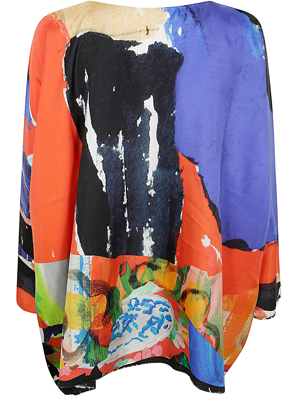 DANIELA GREGIS Long Sleeve Round Neck Square Shirt