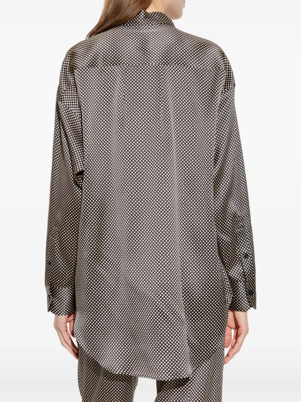 TOM FORD Polka Dot Relaxed Fit Silk Shirt