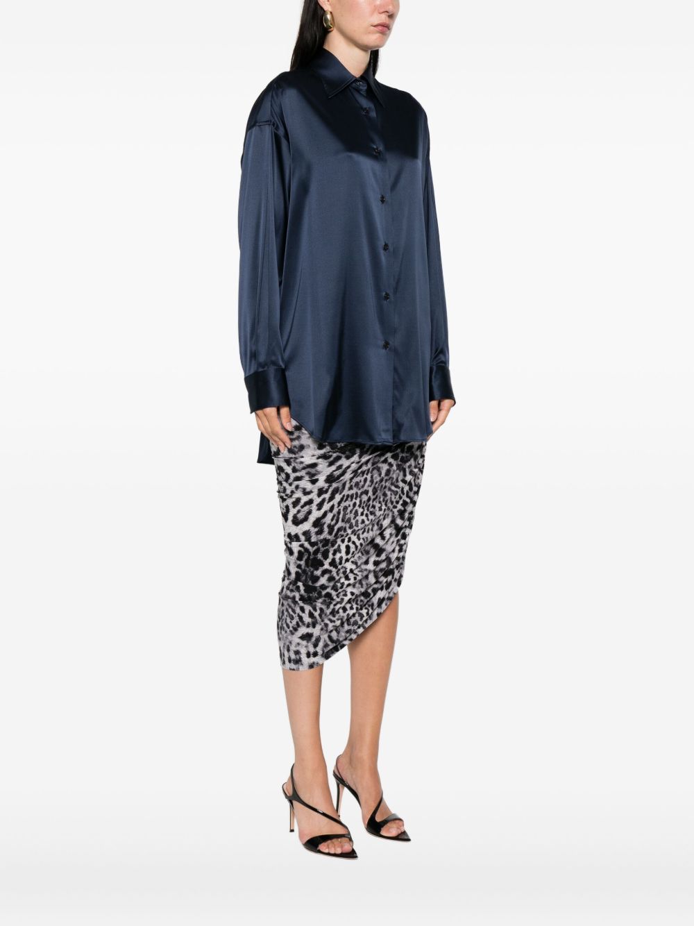 TOM FORD Elegant Long Sleeve Silk Shirt