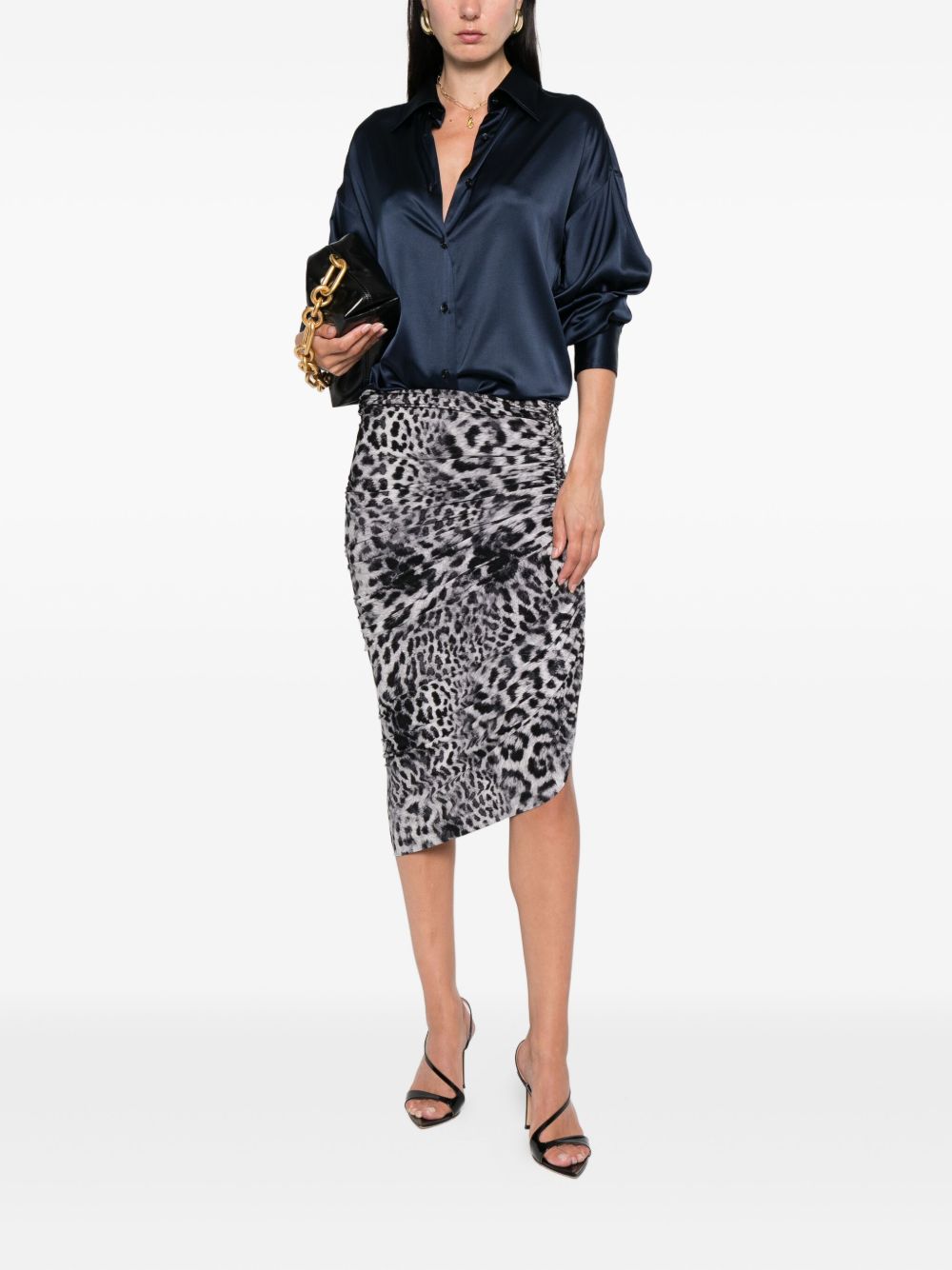 TOM FORD Elegant Long Sleeve Silk Shirt