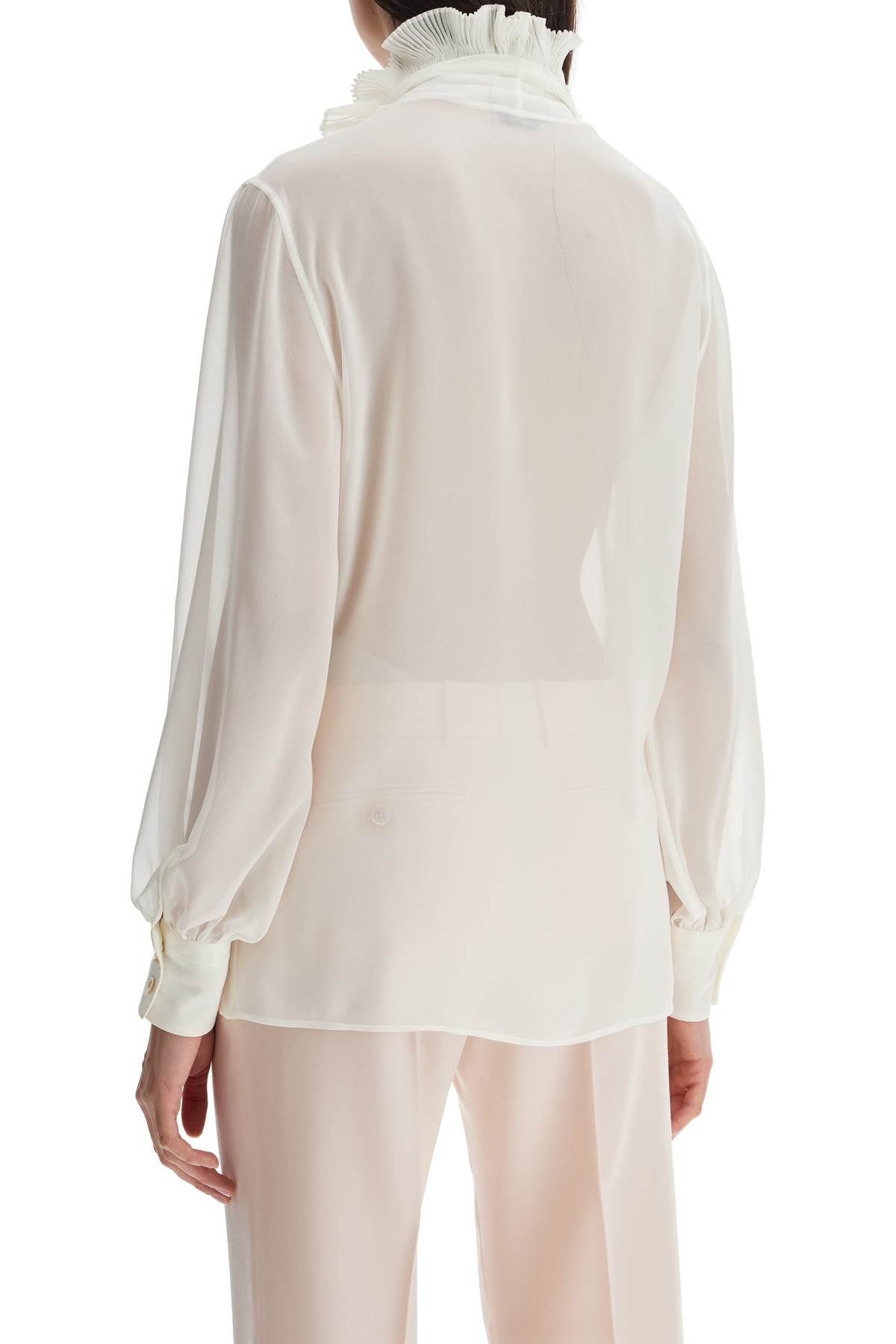 TOM FORD Ruffle-Detail Silk Blouse