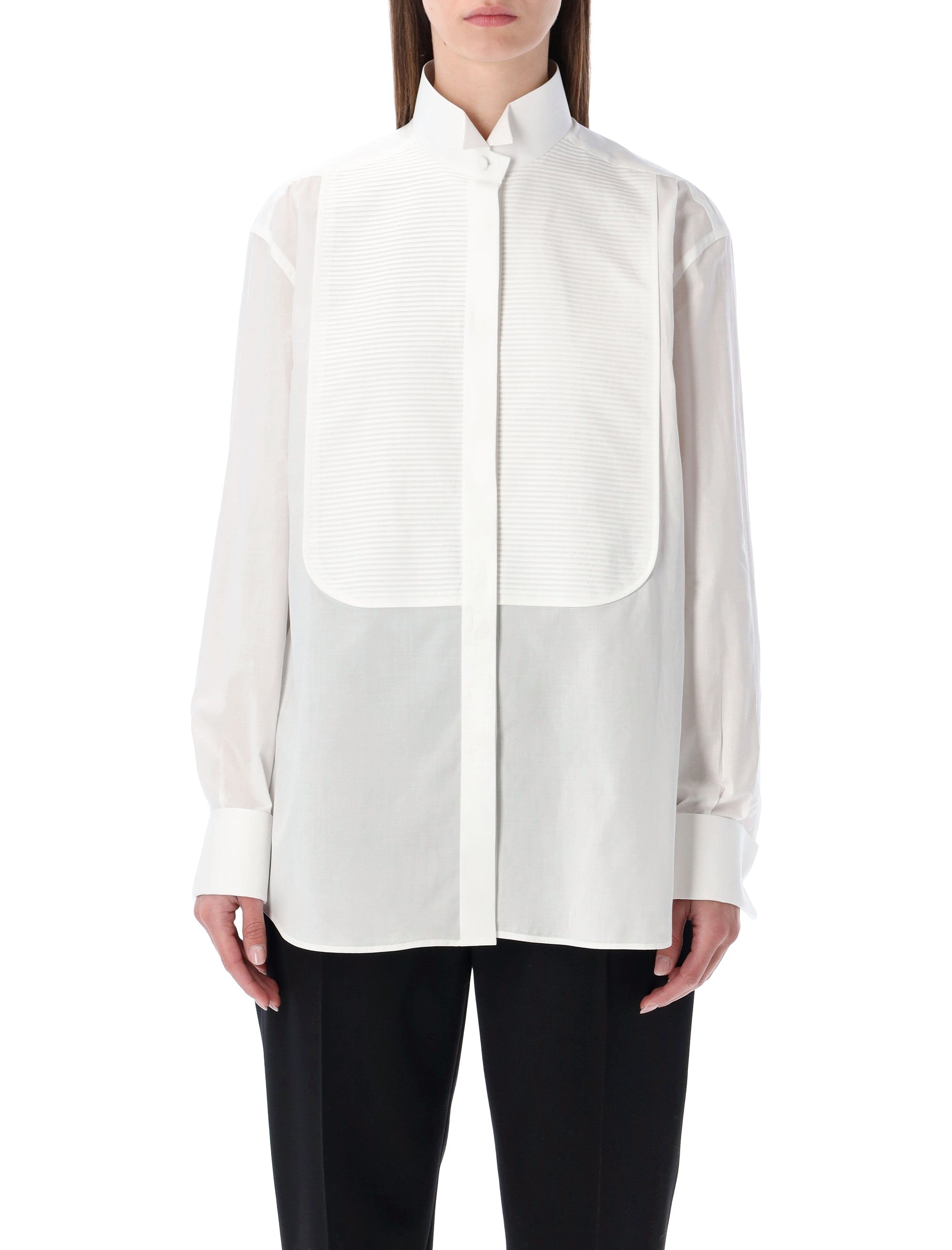 TOM FORD Elegant Cotton Tuxedo Shirt - Size 40