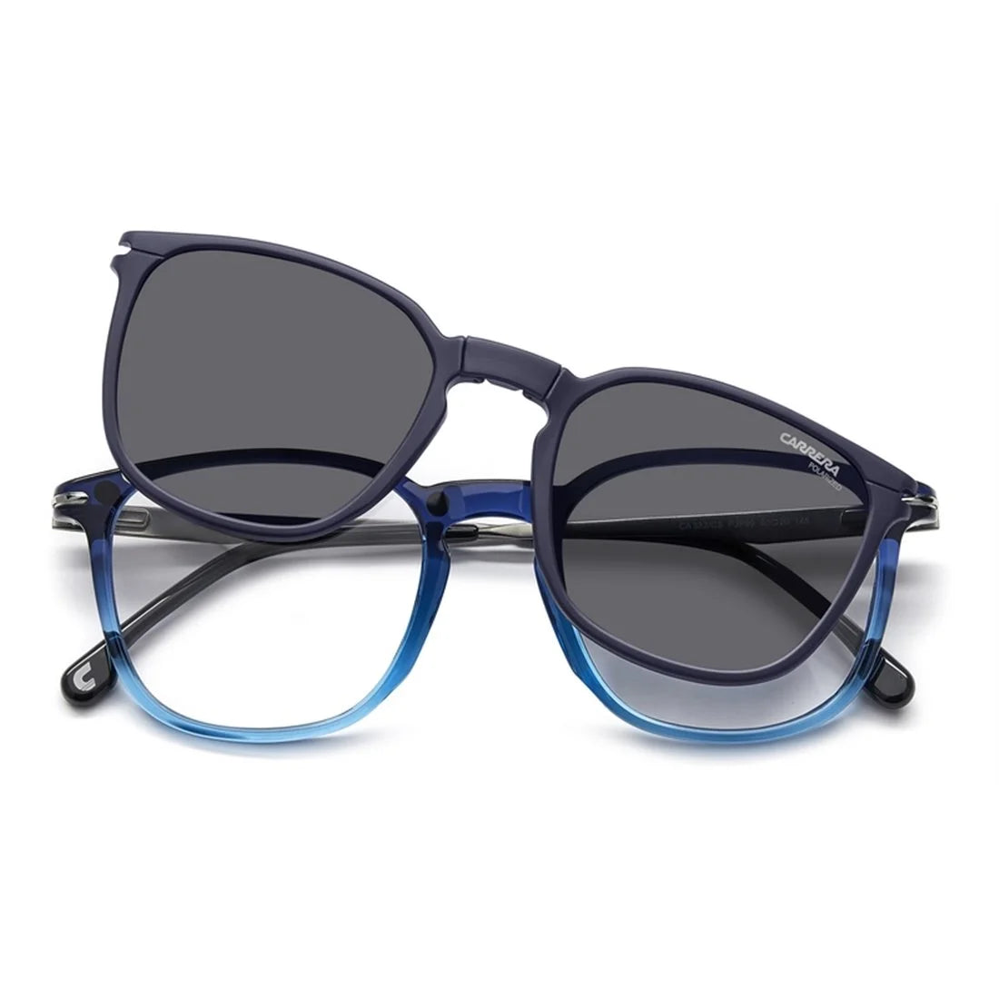 CARRERA Men's Polarized Clip-On Sunglasses