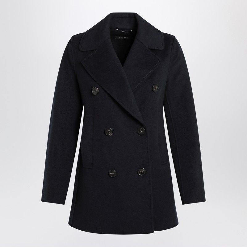S MAX MARA Double-Breasted Wool Jacket for Women