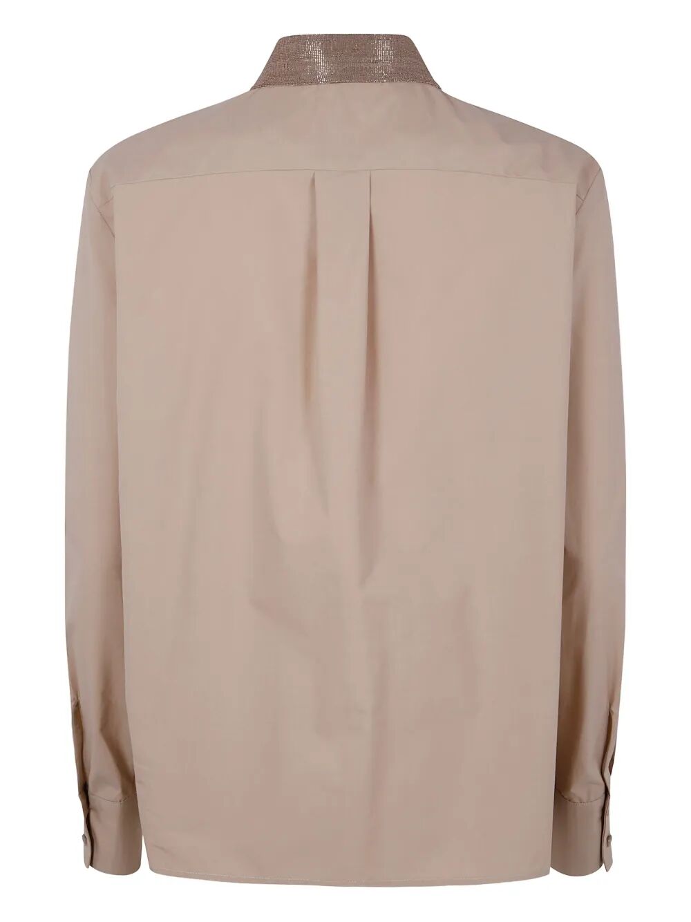 FABIANA FILIPPI Shirt with Filo Diamante Collar for Women