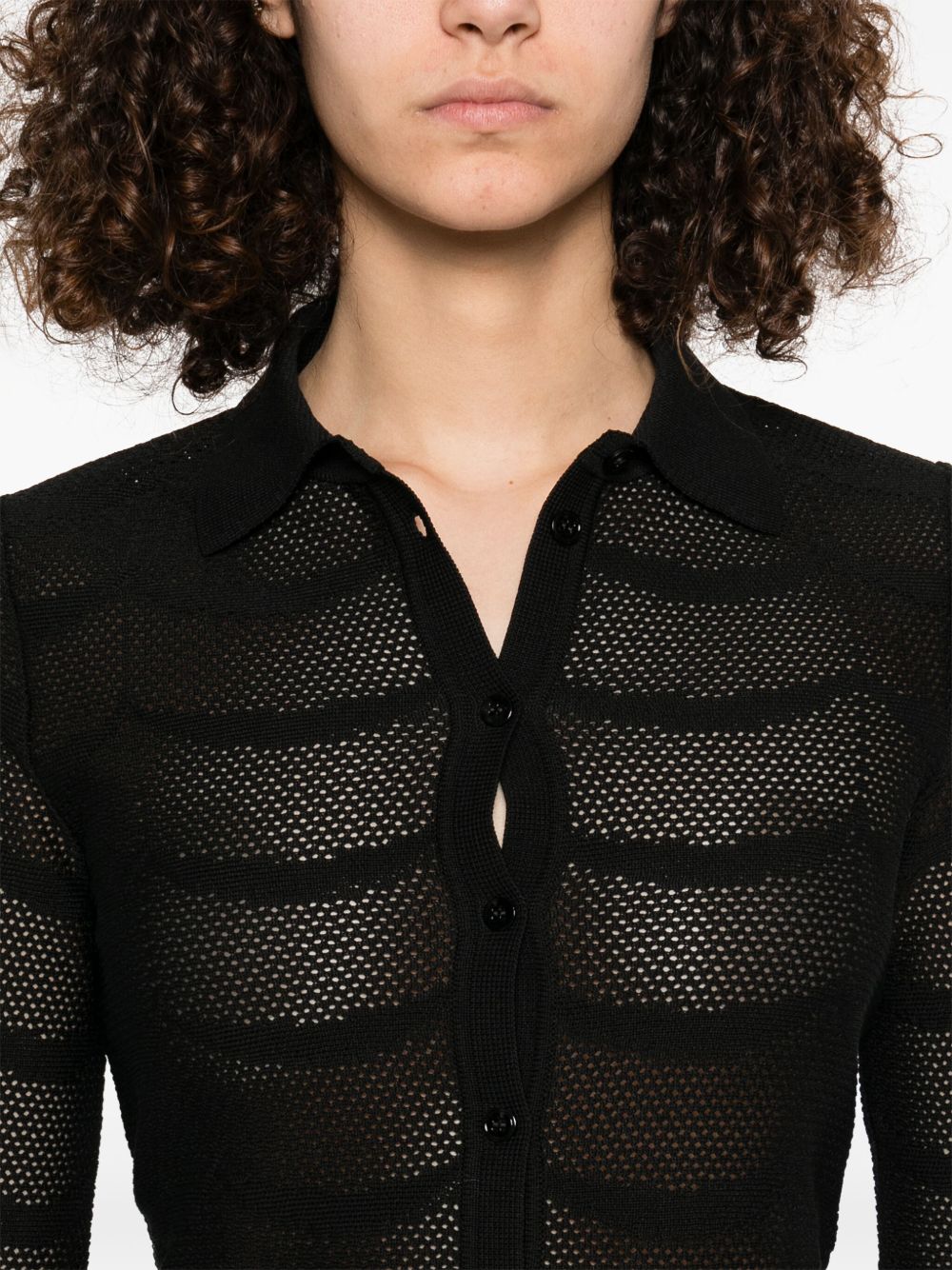 TOM FORD Cotton and Silk Button-Up Shirt for Women