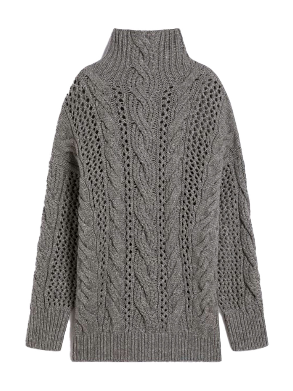 MAX MARA SPORTMAX Oversized Cable-Knit Wool Blend Sweater