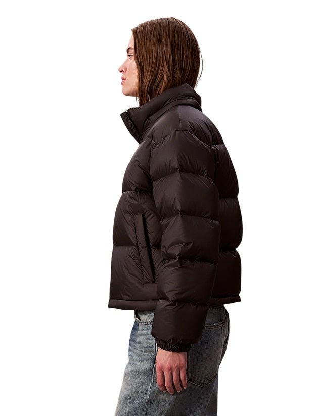 CALVIN KLEIN Cropped Boxy Fit Jacket with Detachable Hood