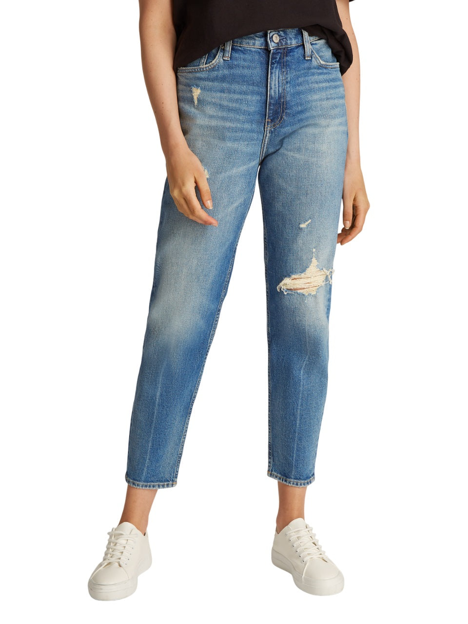 CALVIN KLEIN High-Waisted Mom Fit Jeans for Women