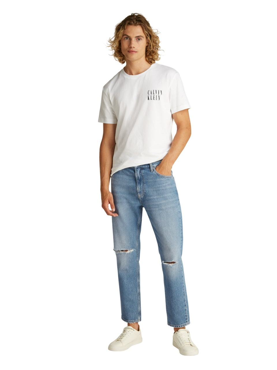 CALVIN KLEIN Relaxed Fit High Waist Jeans for Men
