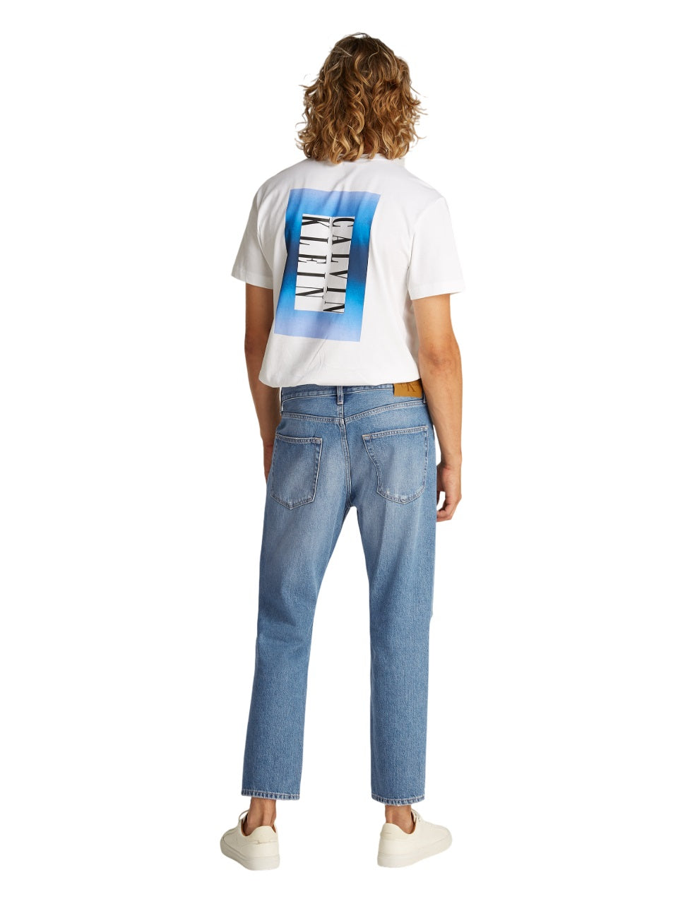 CALVIN KLEIN Relaxed Fit High Waist Jeans for Men
