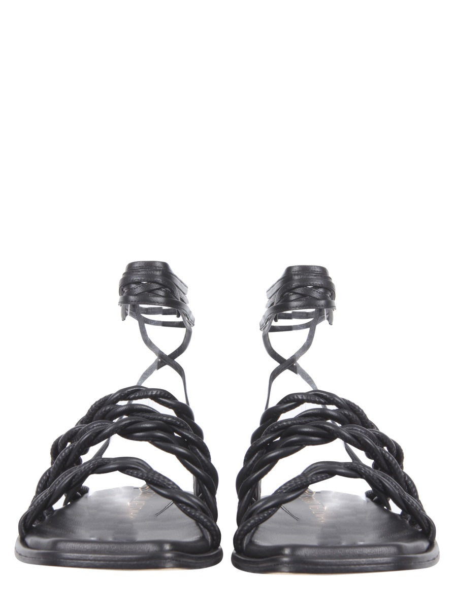 STUART WEITZMAN Mini Calypso Sandals with Slave Laces