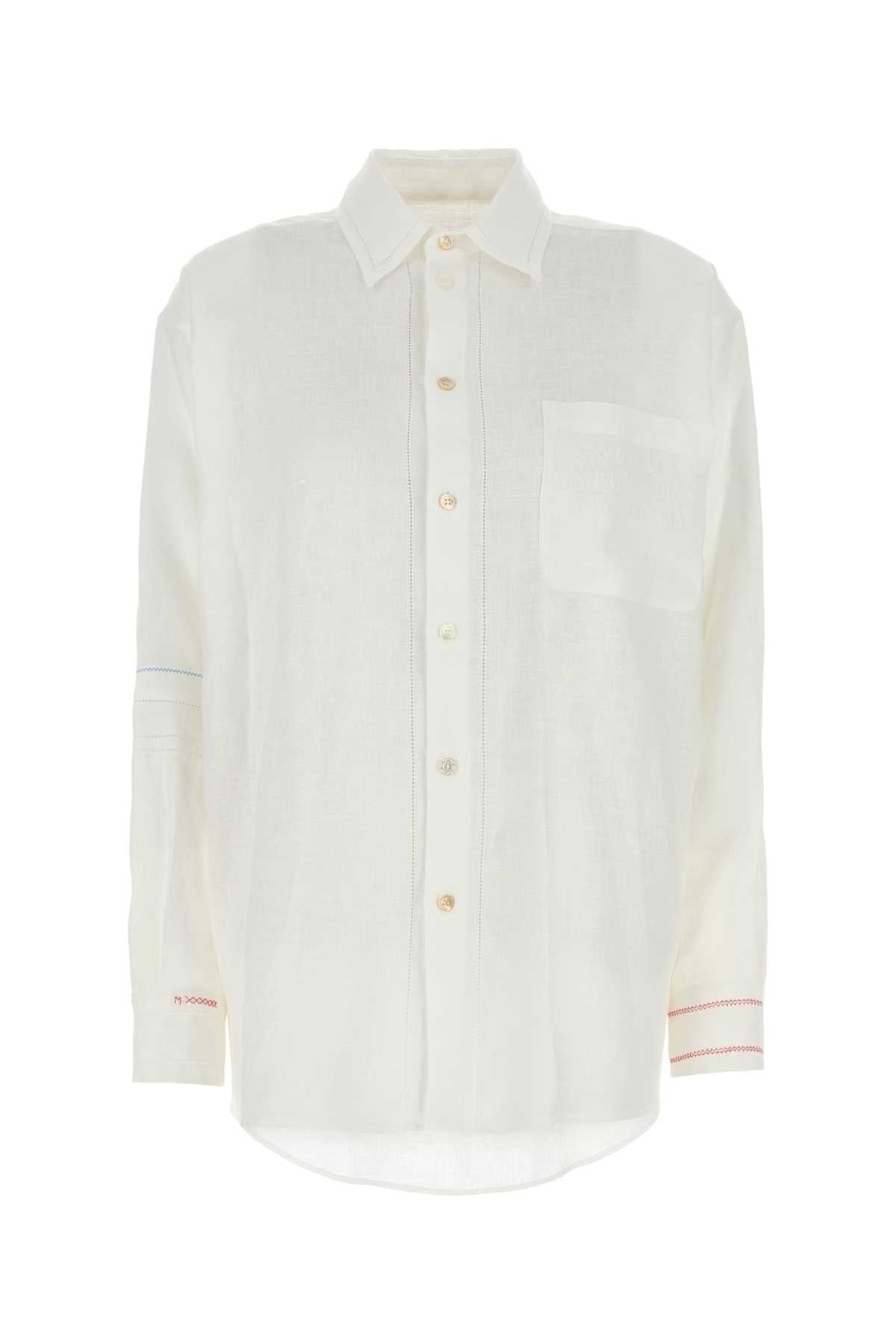 MARNI Classic Linen Shirt for Women - Fall/Winter 2024