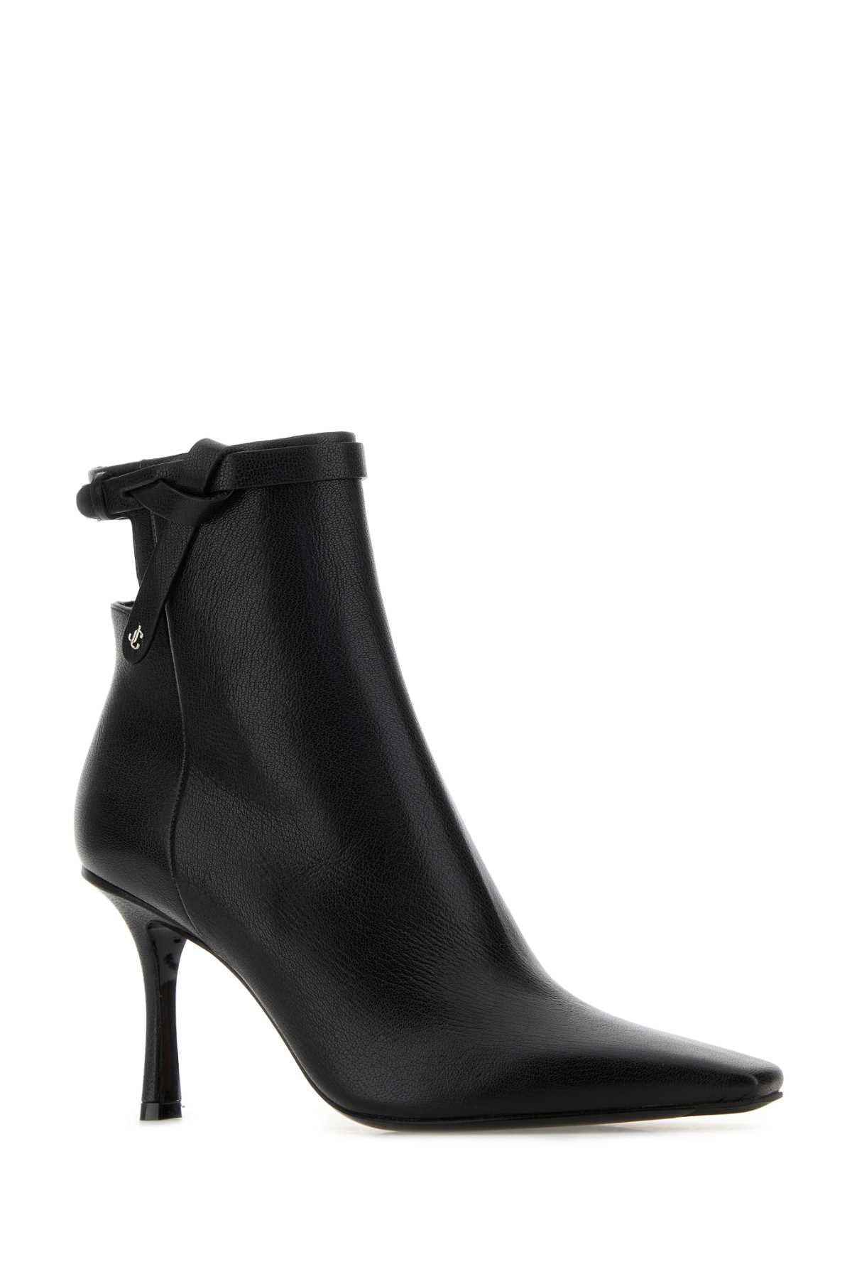 JIMMY CHOO Leather Camie 85 Ankle Boots