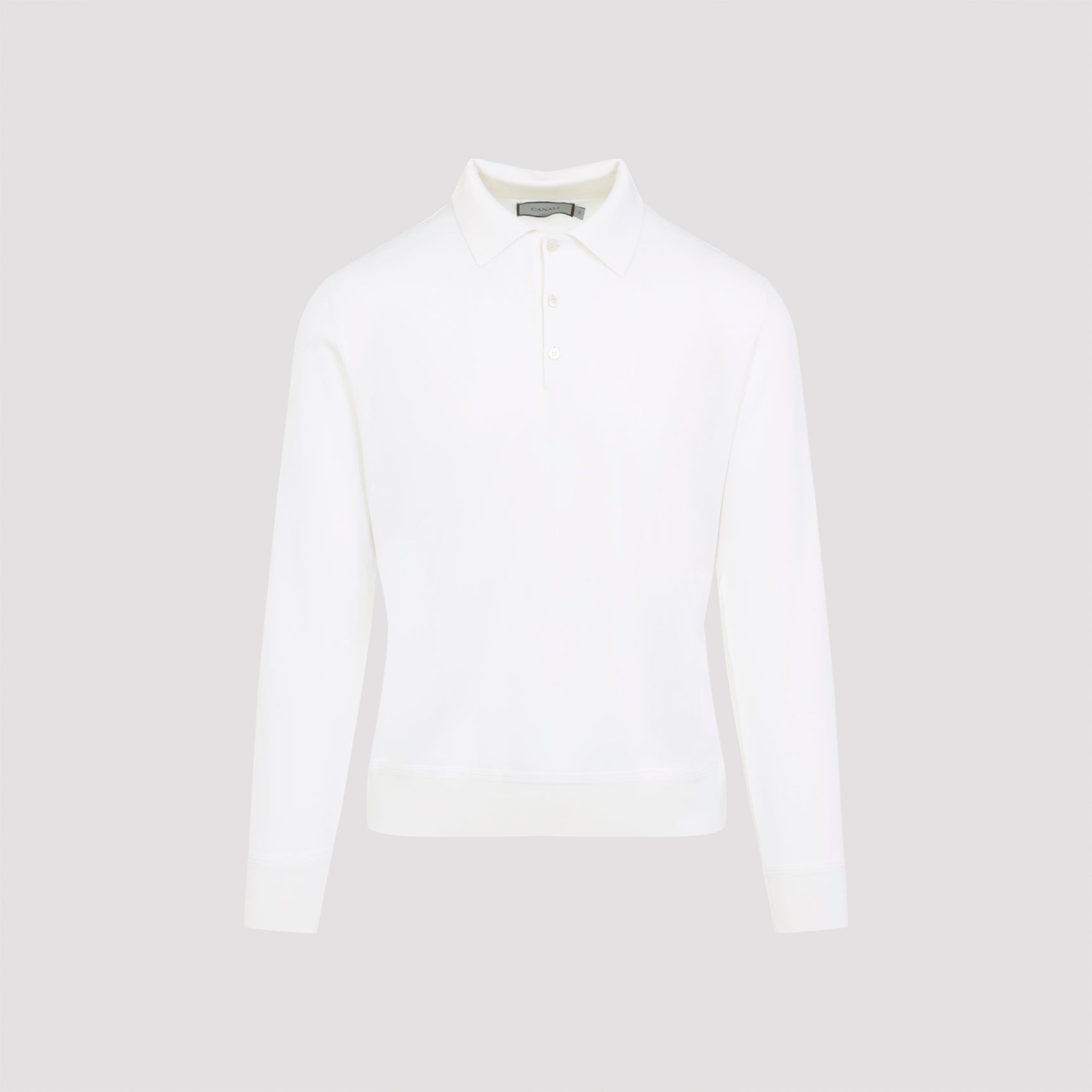 CANALI Luxury Wool-Silk-Cashmere Blend T-Shirt for Men