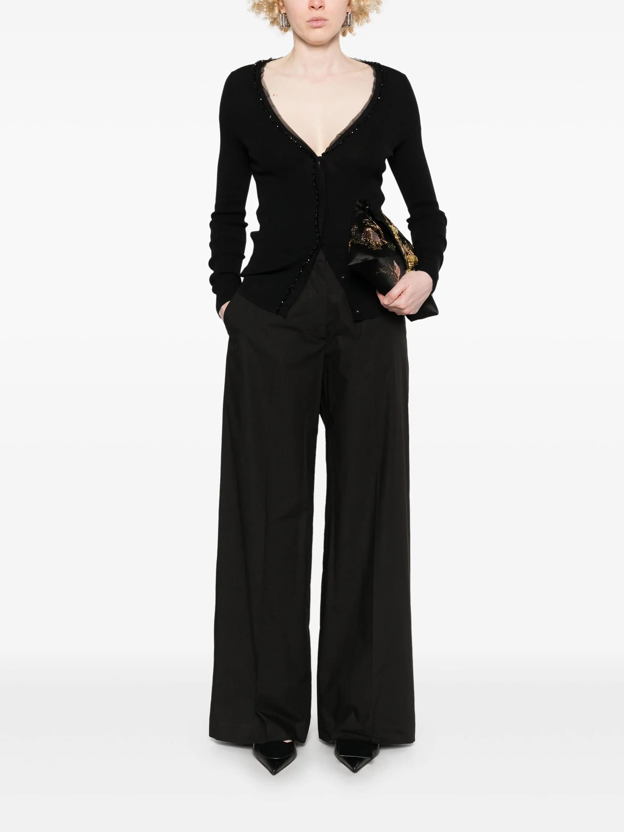 PAROSH Women's Cotton Trousers