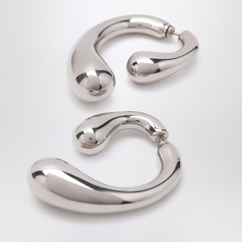 PANCONESI Drop Design Silver Earrings