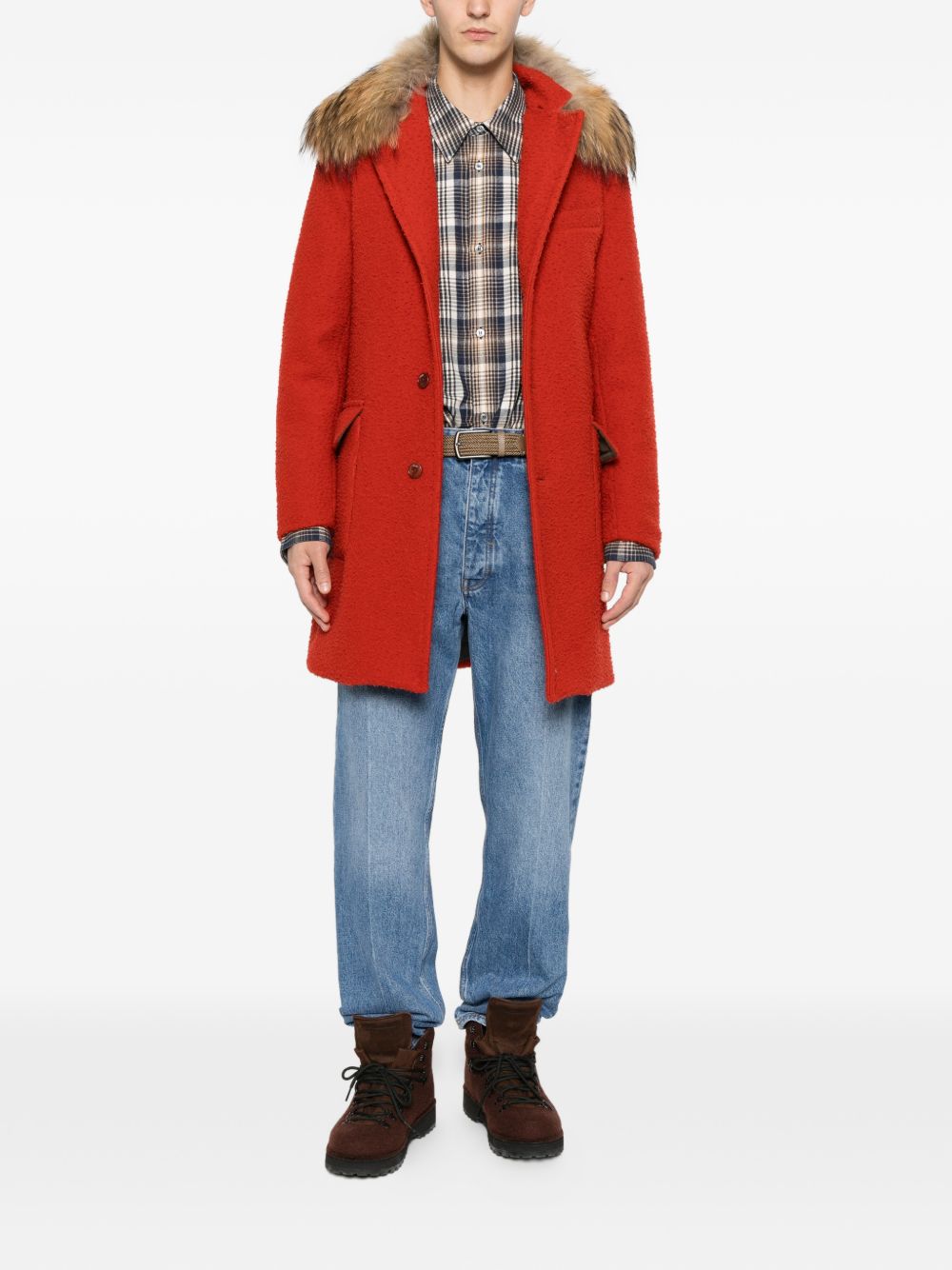 CAPALBIO Stylish Virgin Wool Jacket for Men - FW25