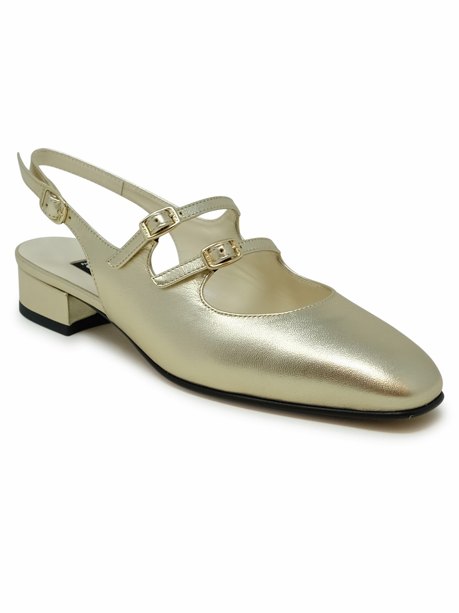 CAREL PARIS Elegant Leather Ballet Flats with Comfortable Heel