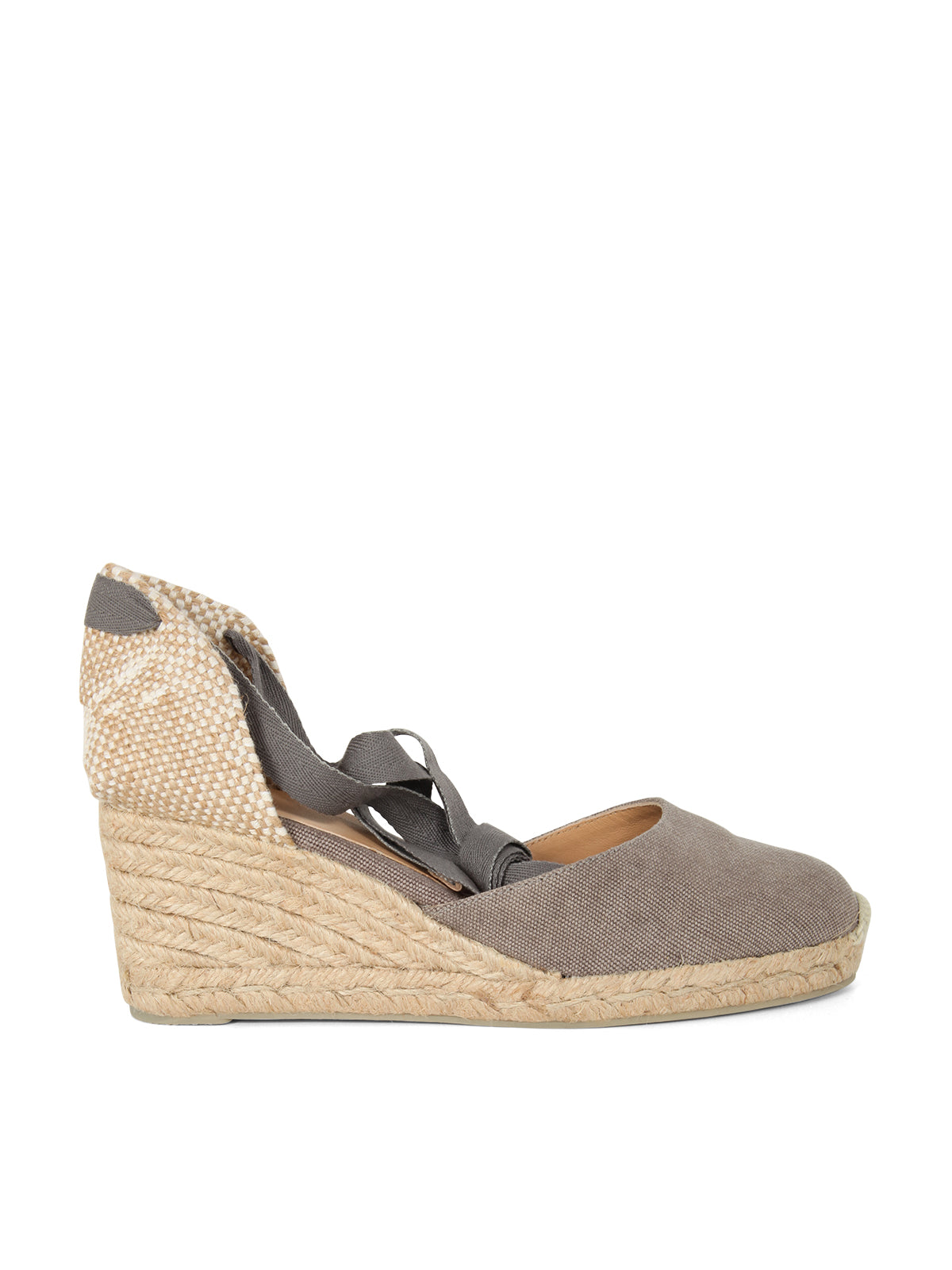 CASTAÑER Wedge Sandal with Ankle Laces