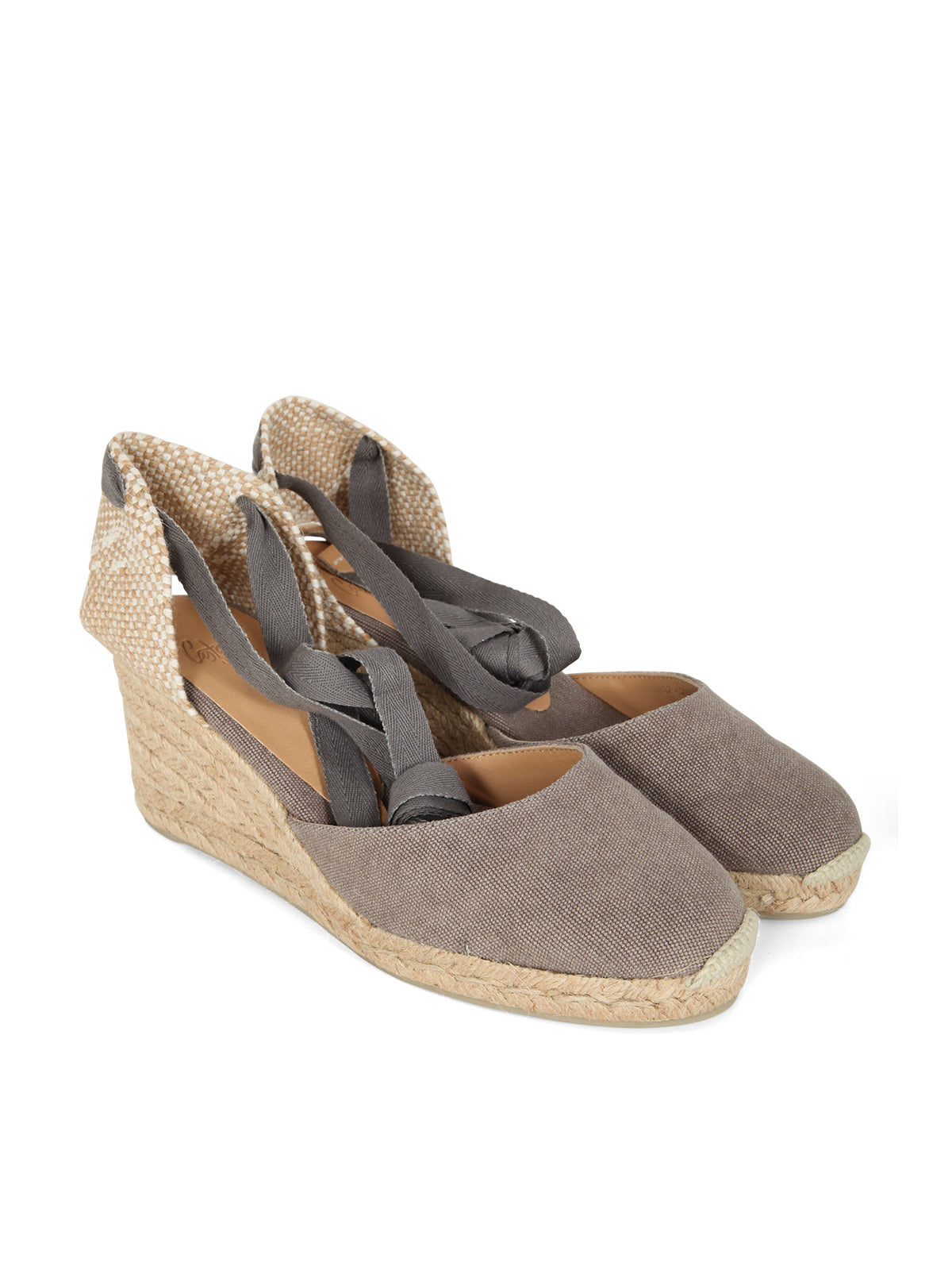 CASTAÑER Wedge Sandal with Ankle Laces
