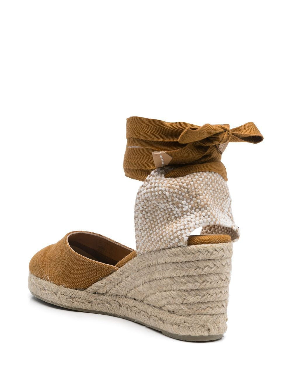 CASTAÑER Woven Platform Espadrille Sandals