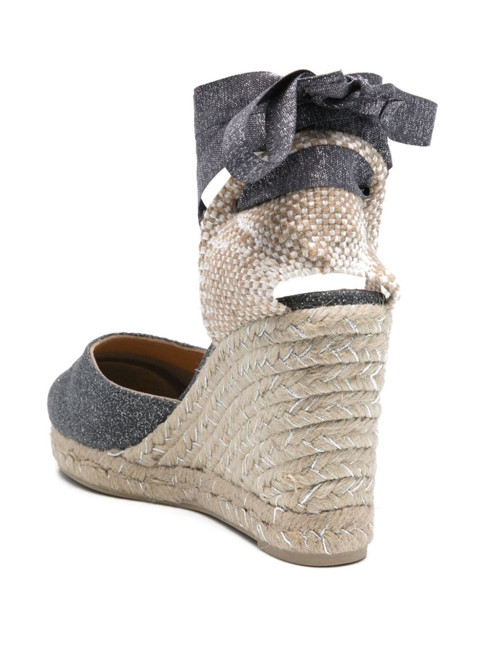 CASTAÑER High Wedge Tie-Ankle Strap Espadrilles