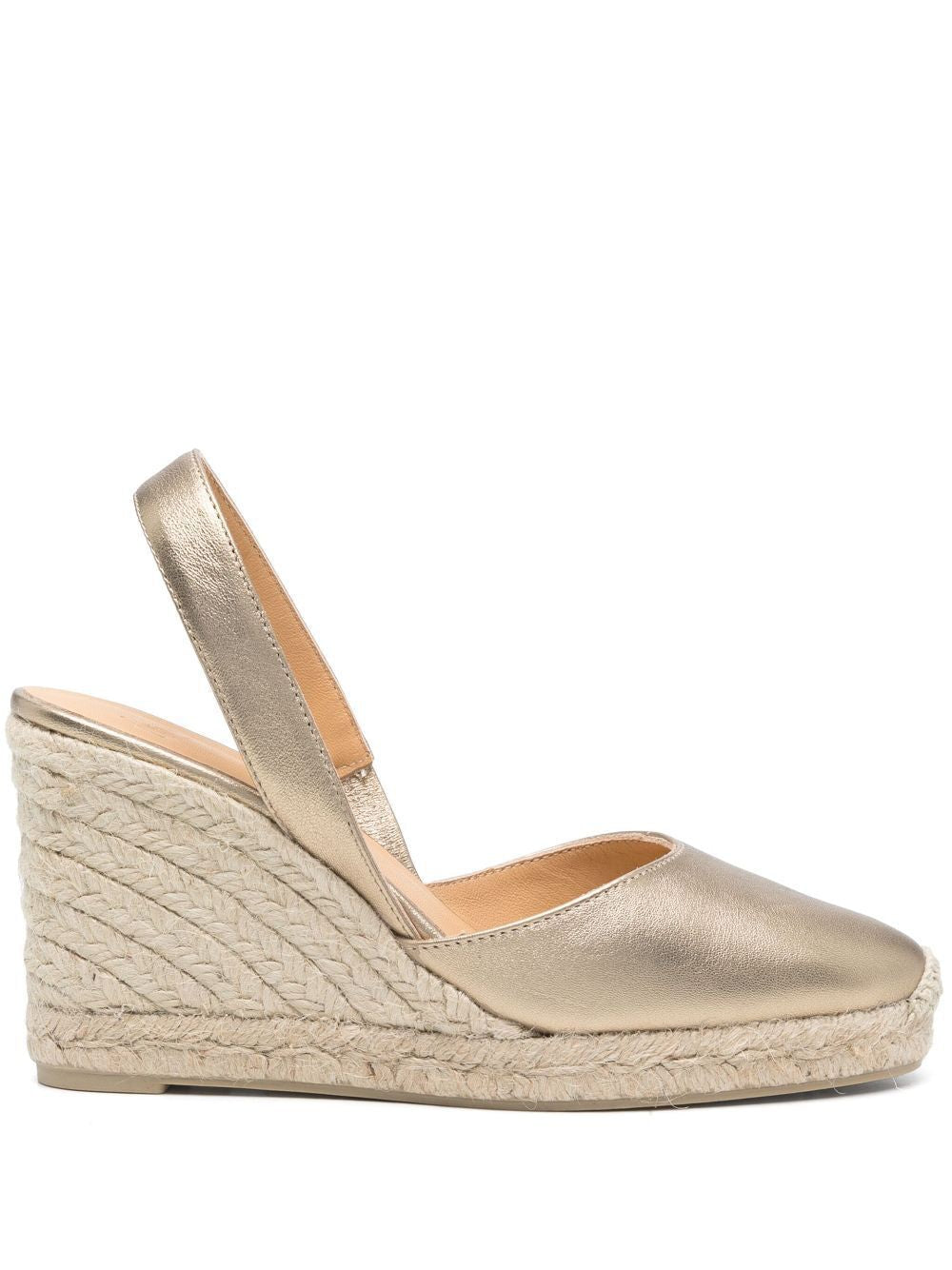 CASTAÑER Metallic Women's Espadrille Sandals