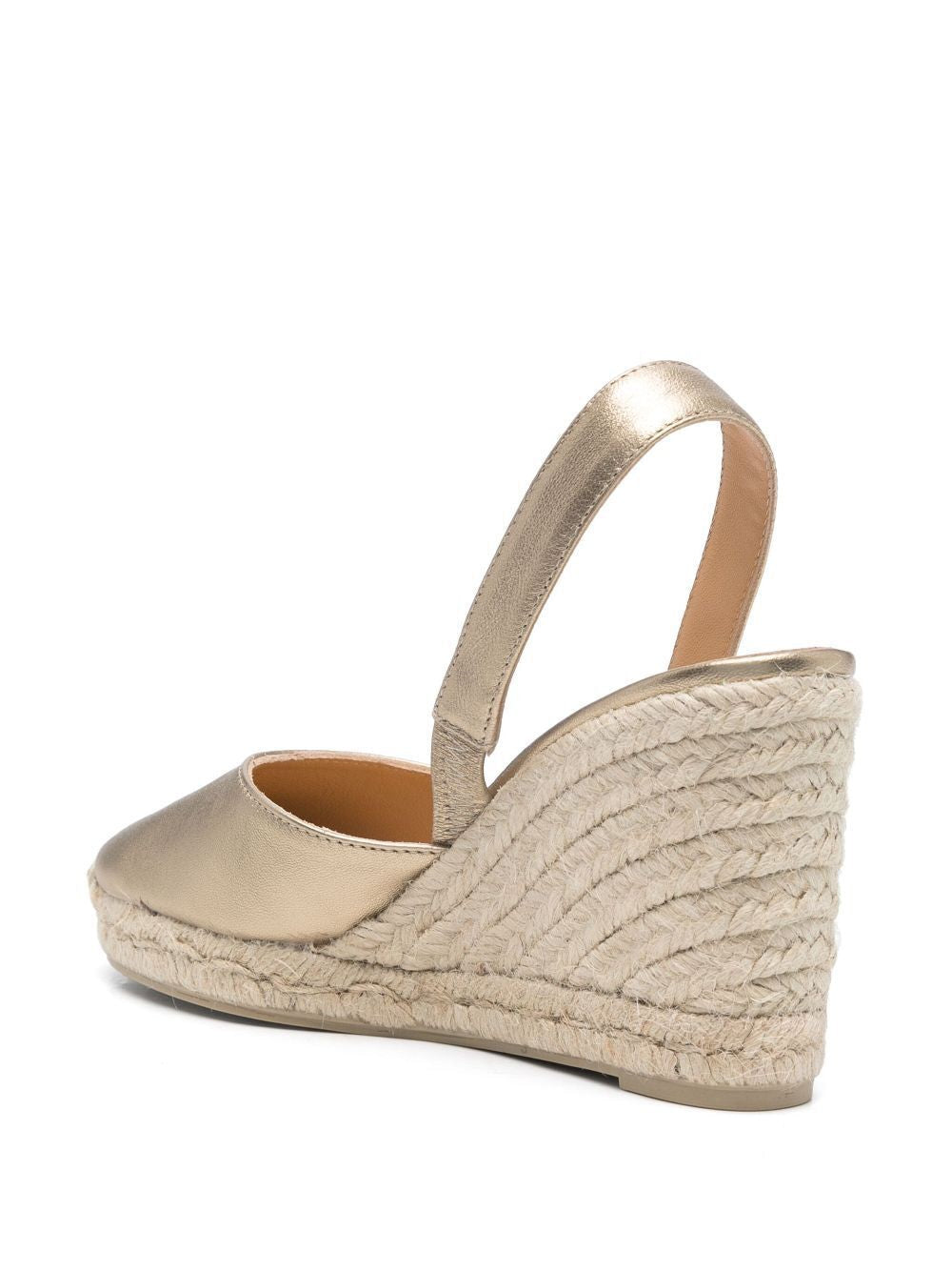 CASTAÑER Metallic Women's Espadrille Sandals