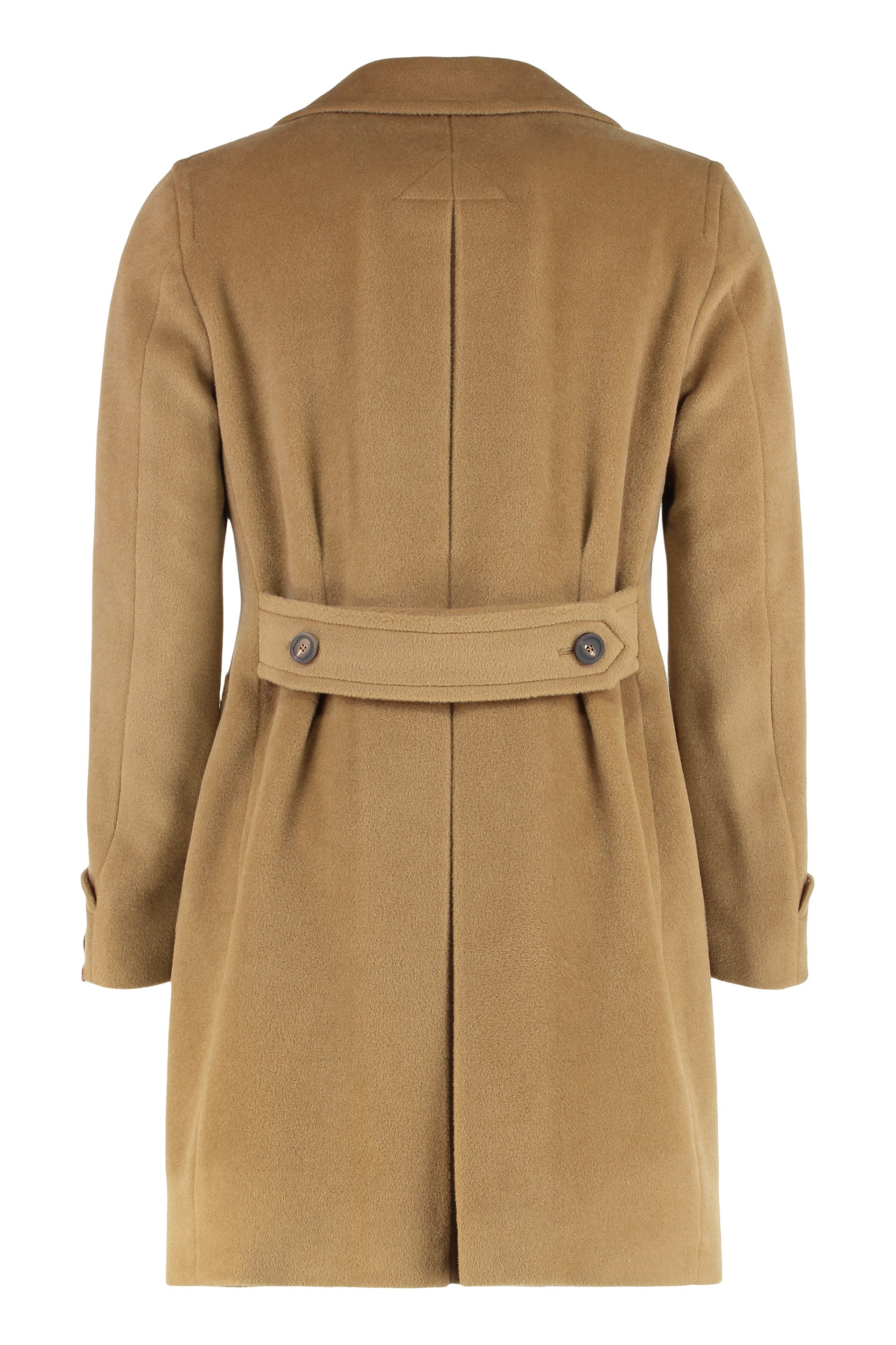 TAGLIATORE Men's Double-Breasted Loose Fit Peacoat