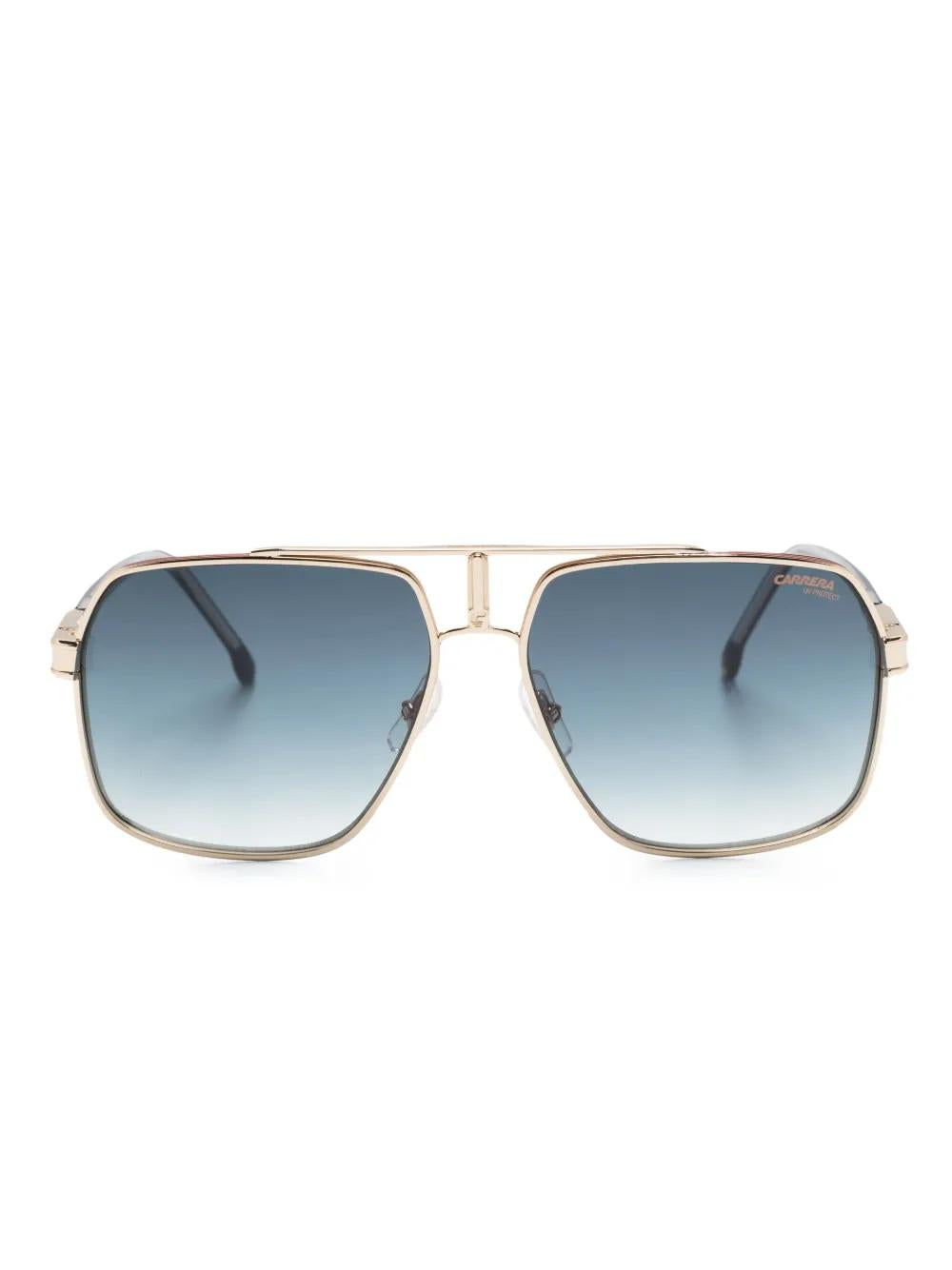 CARRERA Sleek Striped Metal Sunglasses for Men
